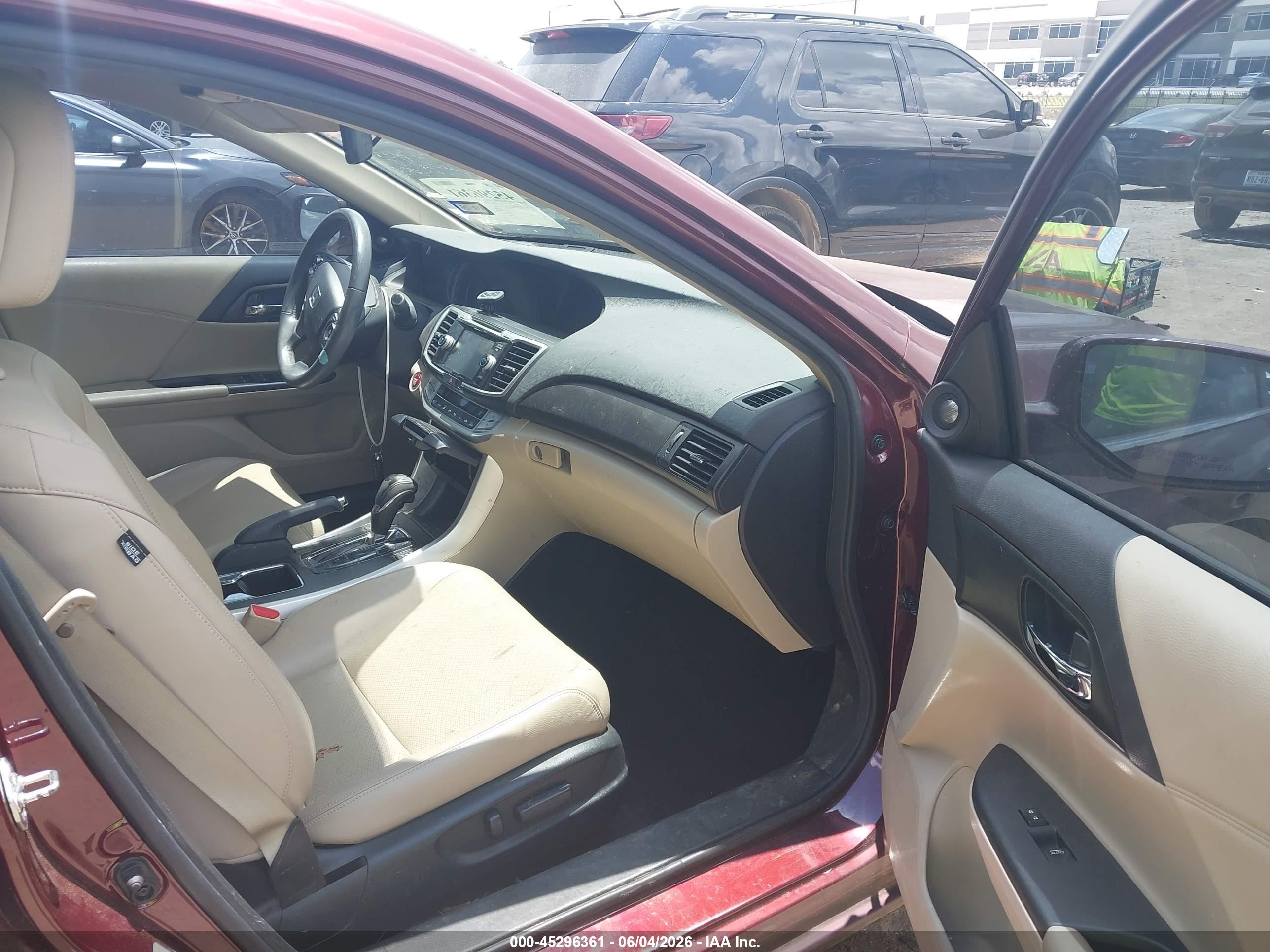 2015 Honda Accord Ex-l Gold vin: 1HGCR2F81FA230016