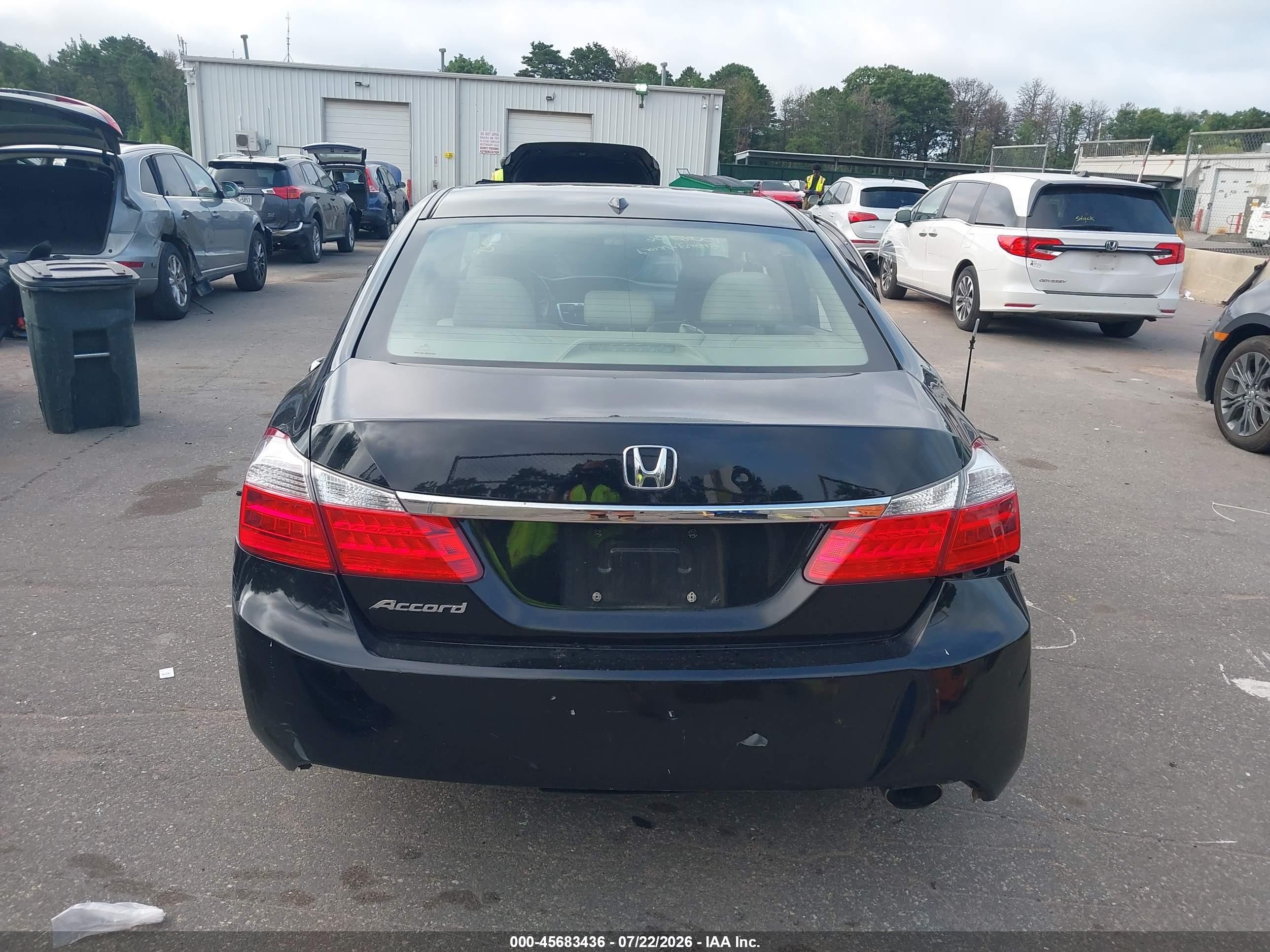 2015 Honda Accord Ex-l Black vin: 1HGCR2F81FA258477