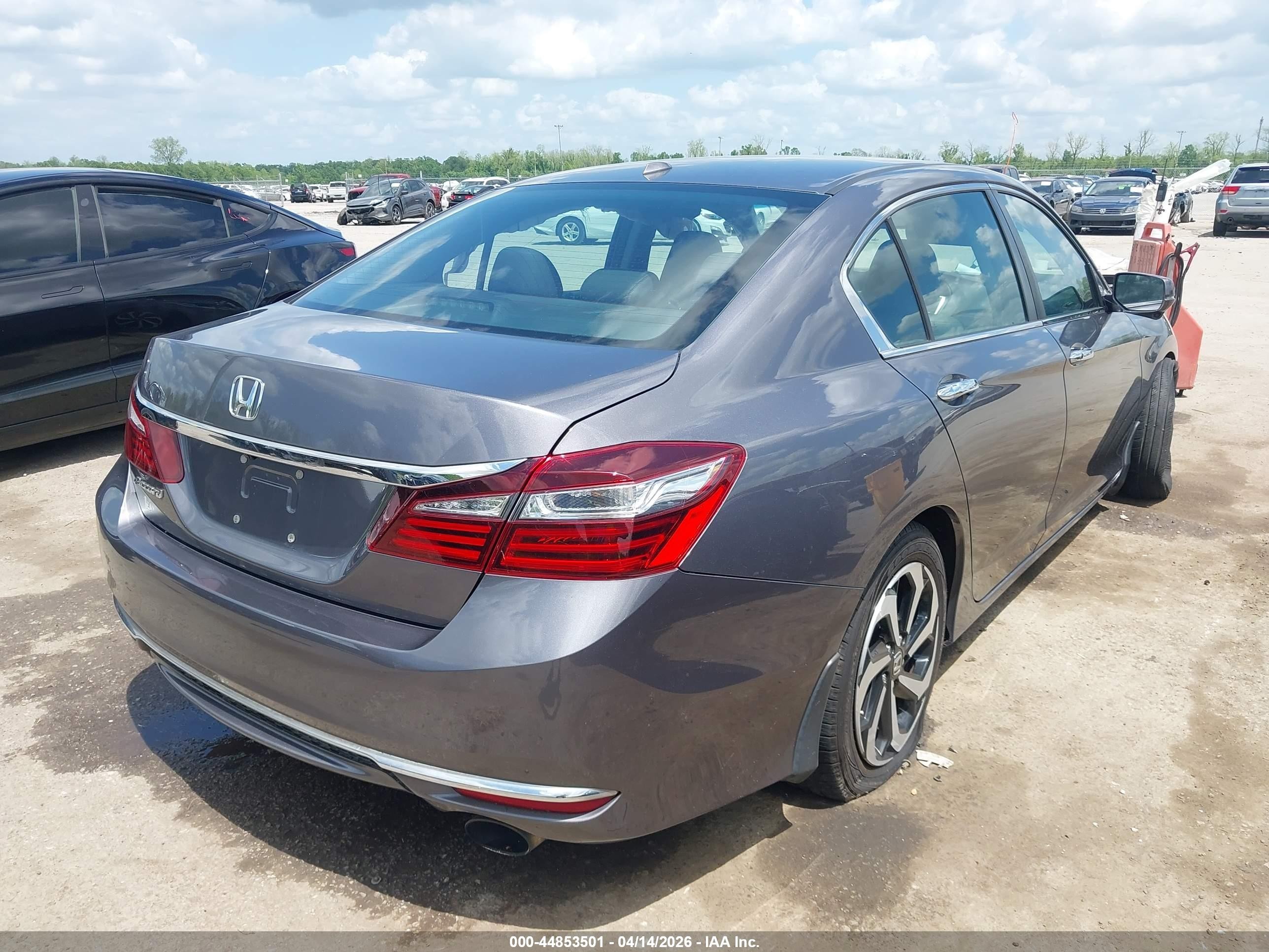 2016 Honda Accord Ex-l Серый vin: 1HGCR2F81GA236884