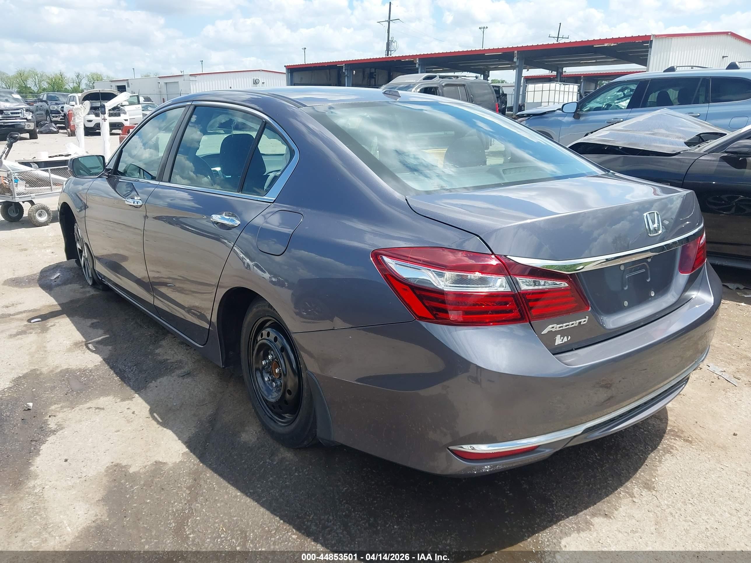 2016 Honda Accord Ex-l Серый vin: 1HGCR2F81GA236884