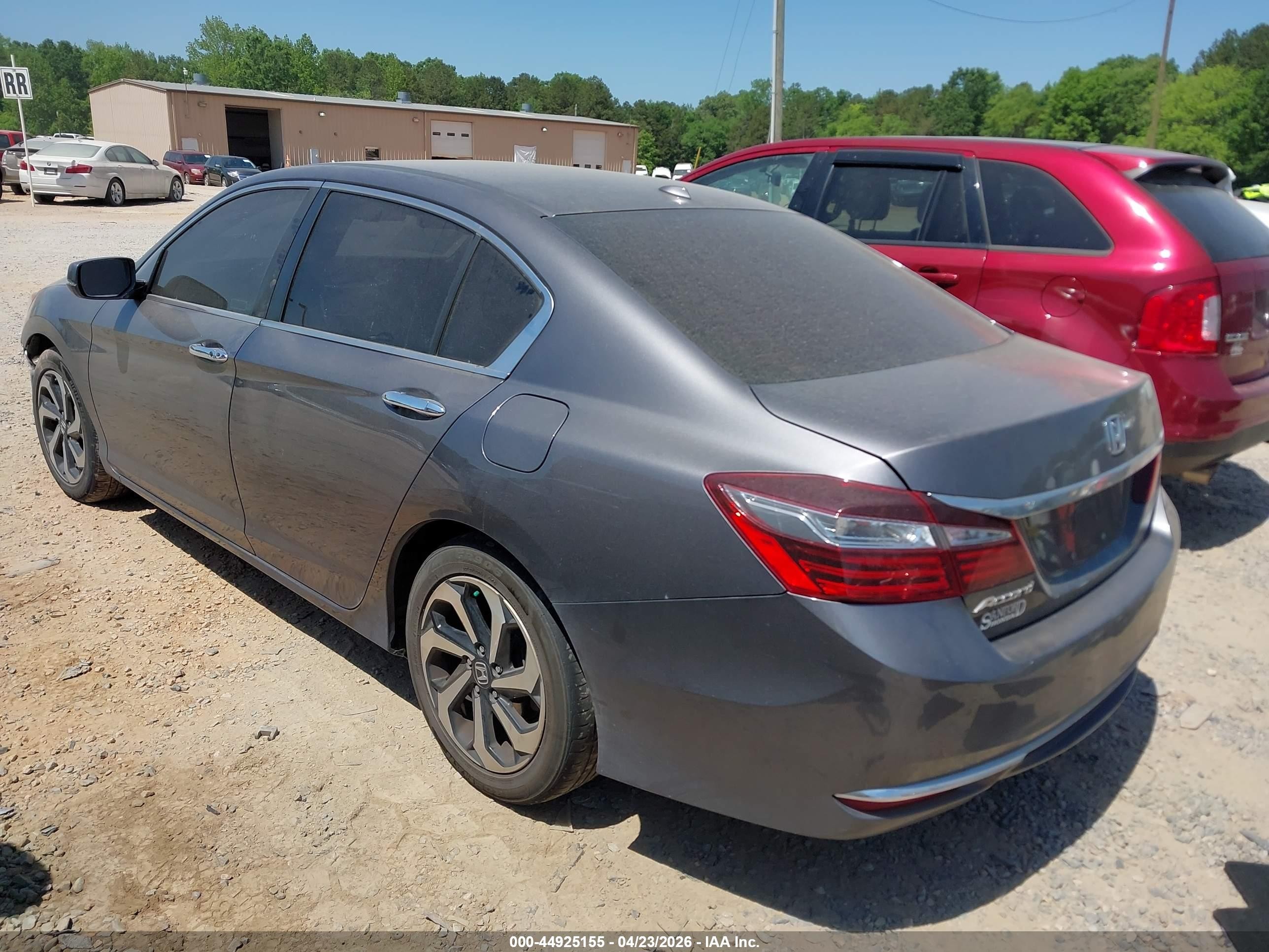 2017 Honda Accord Ex-l Gray vin: 1HGCR2F81HA294205
