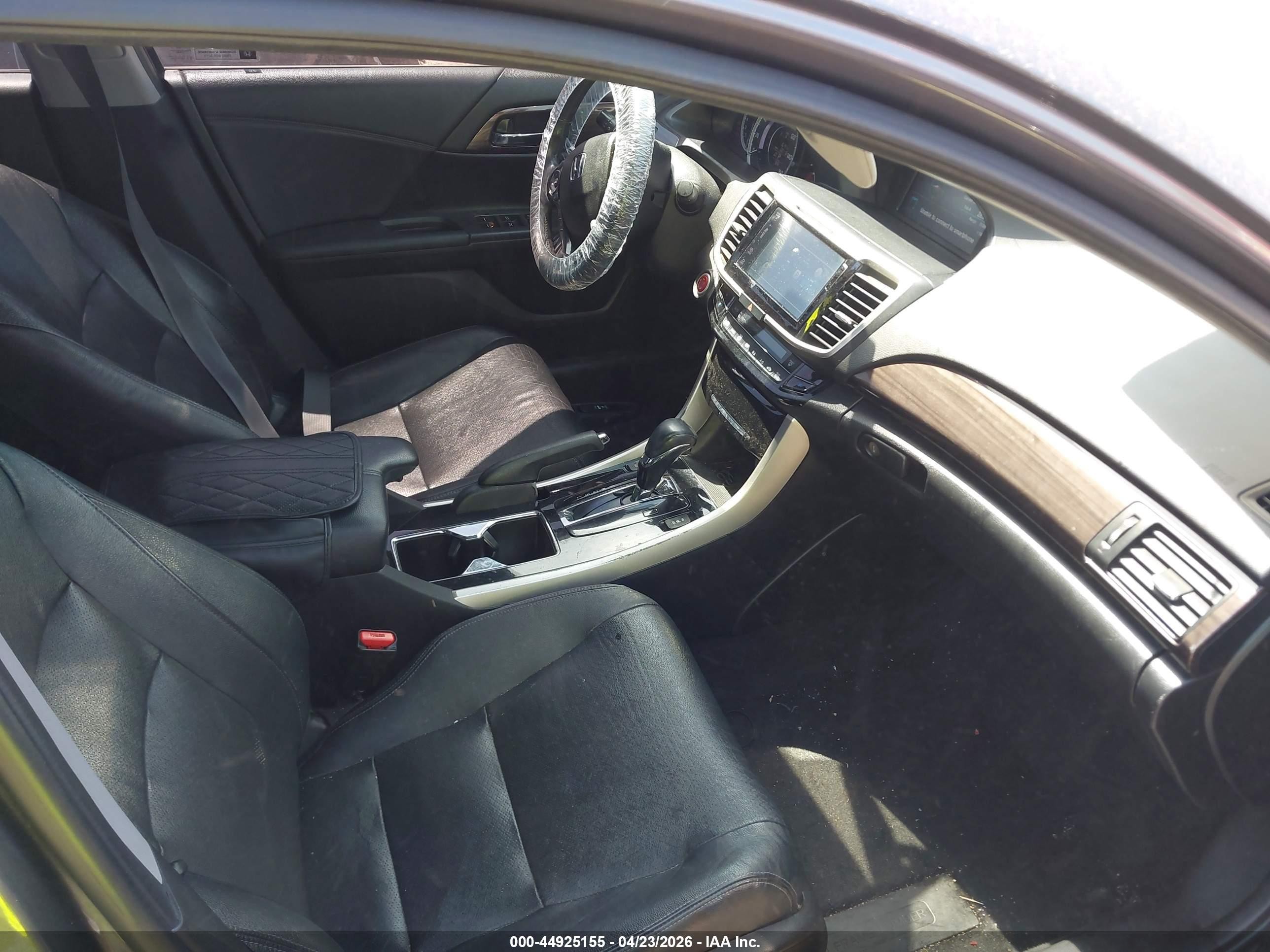 2017 Honda Accord Ex-l Gray vin: 1HGCR2F81HA294205