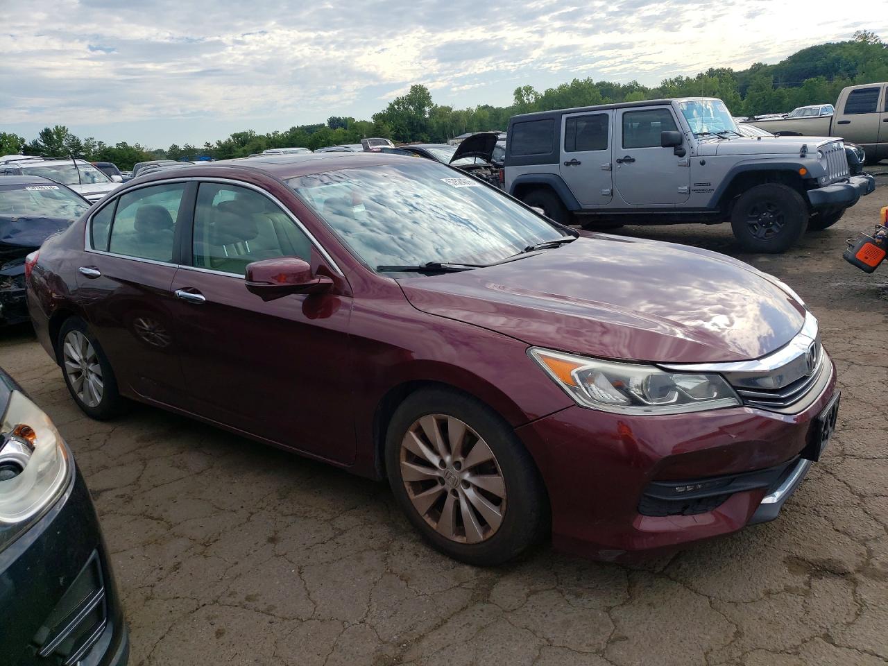 2013 Honda Accord Exl Maroon vin: 1HGCR2F82DA020473
