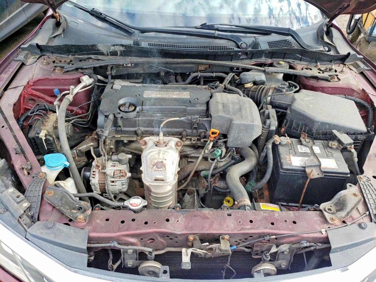 2013 Honda Accord Exl Maroon vin: 1HGCR2F82DA020473