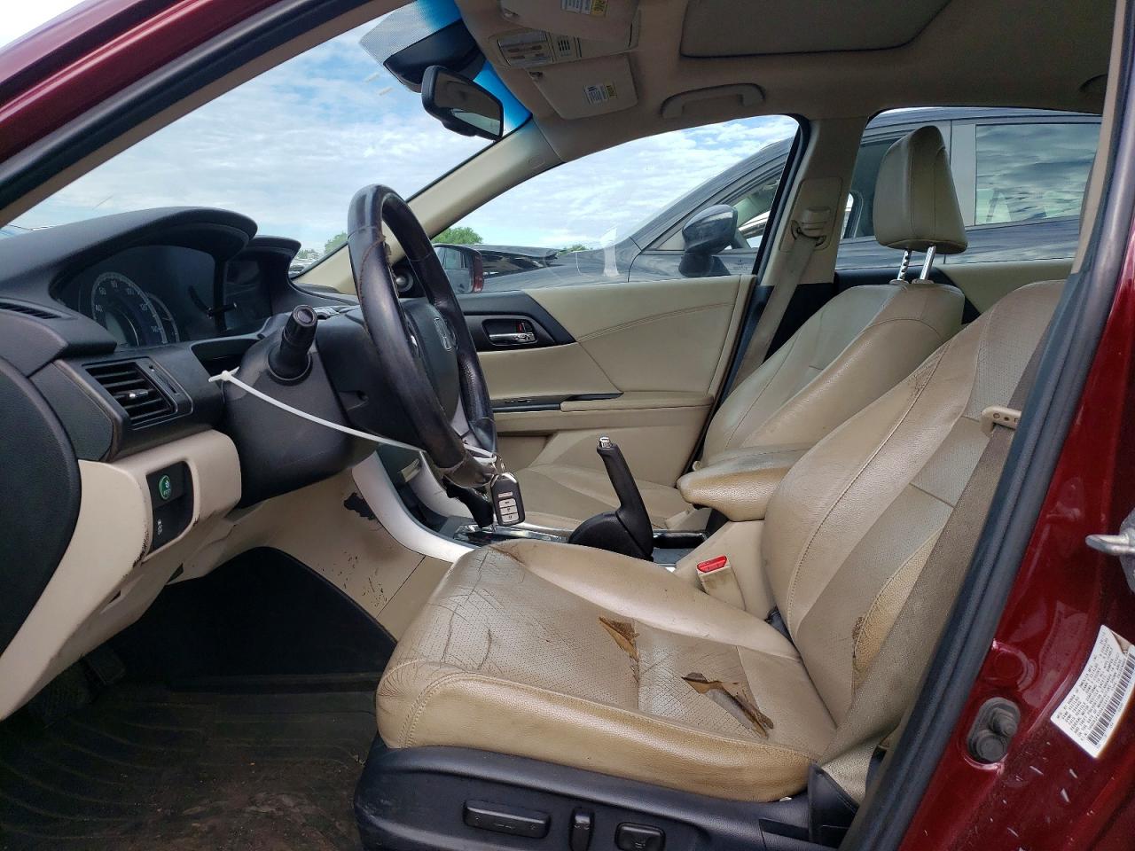 2013 Honda Accord Exl Maroon vin: 1HGCR2F82DA020473