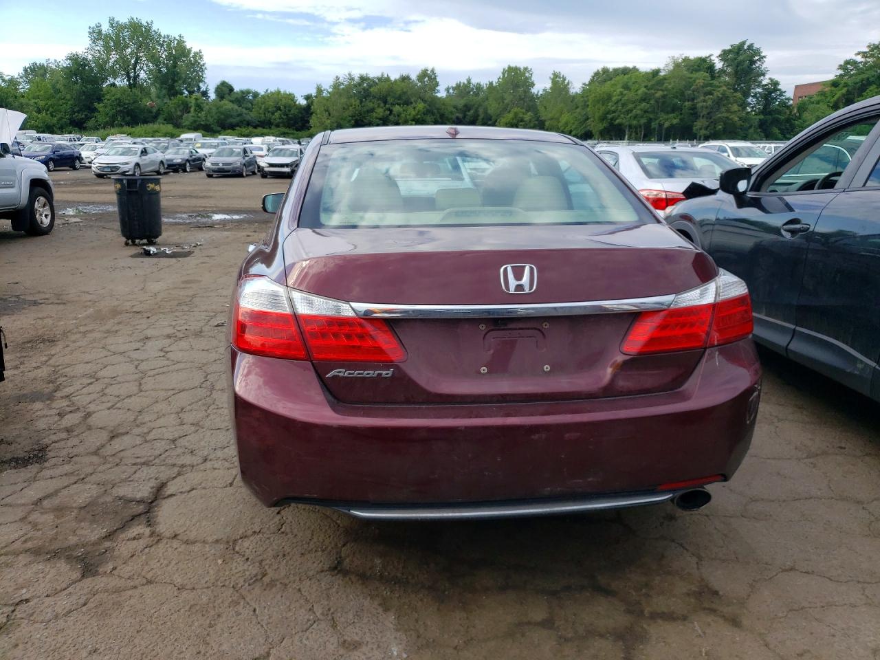 2013 Honda Accord Exl Maroon vin: 1HGCR2F82DA020473