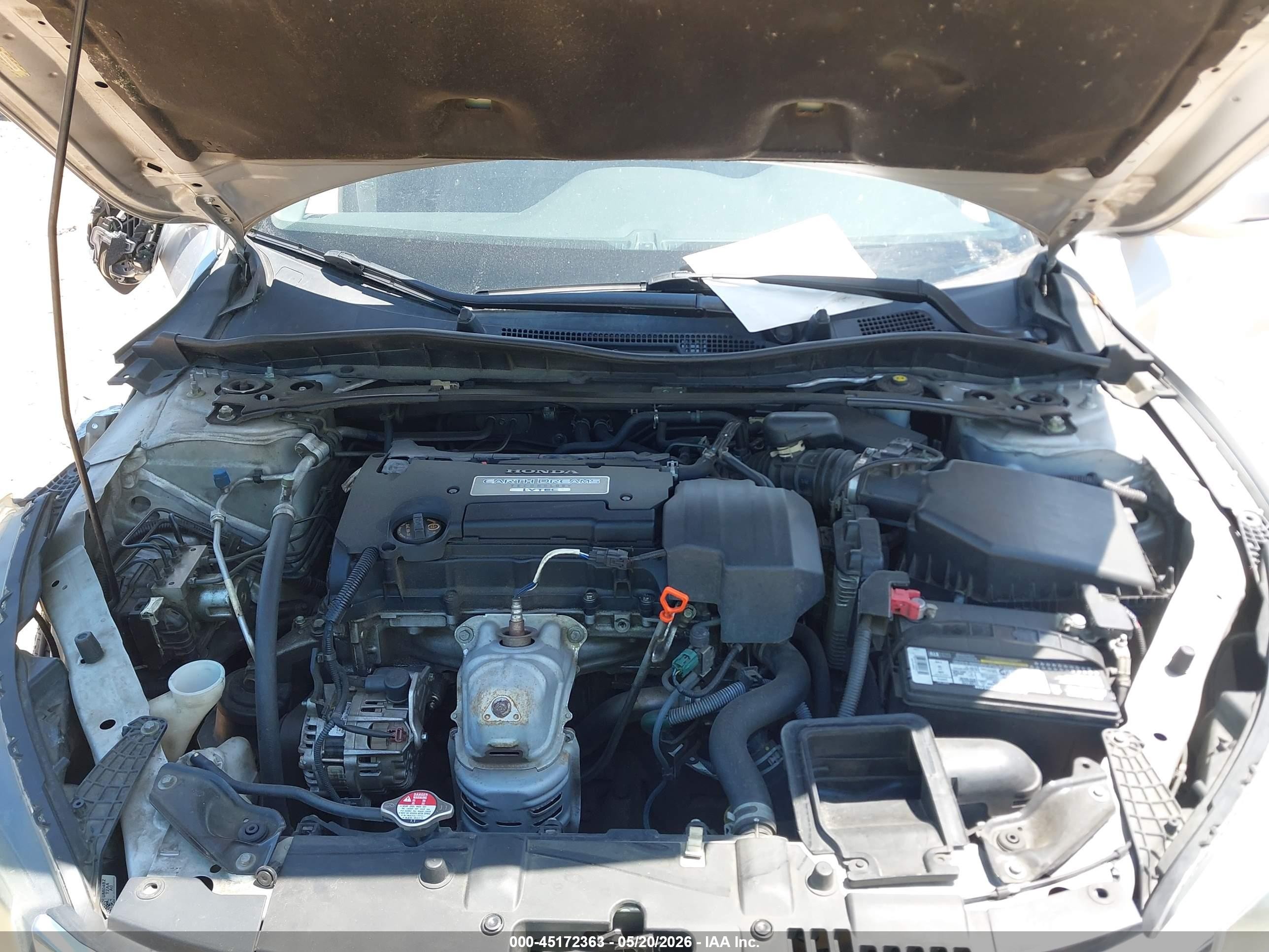 2013 Honda Accord Ex-l Silver vin: 1HGCR2F82DA031859