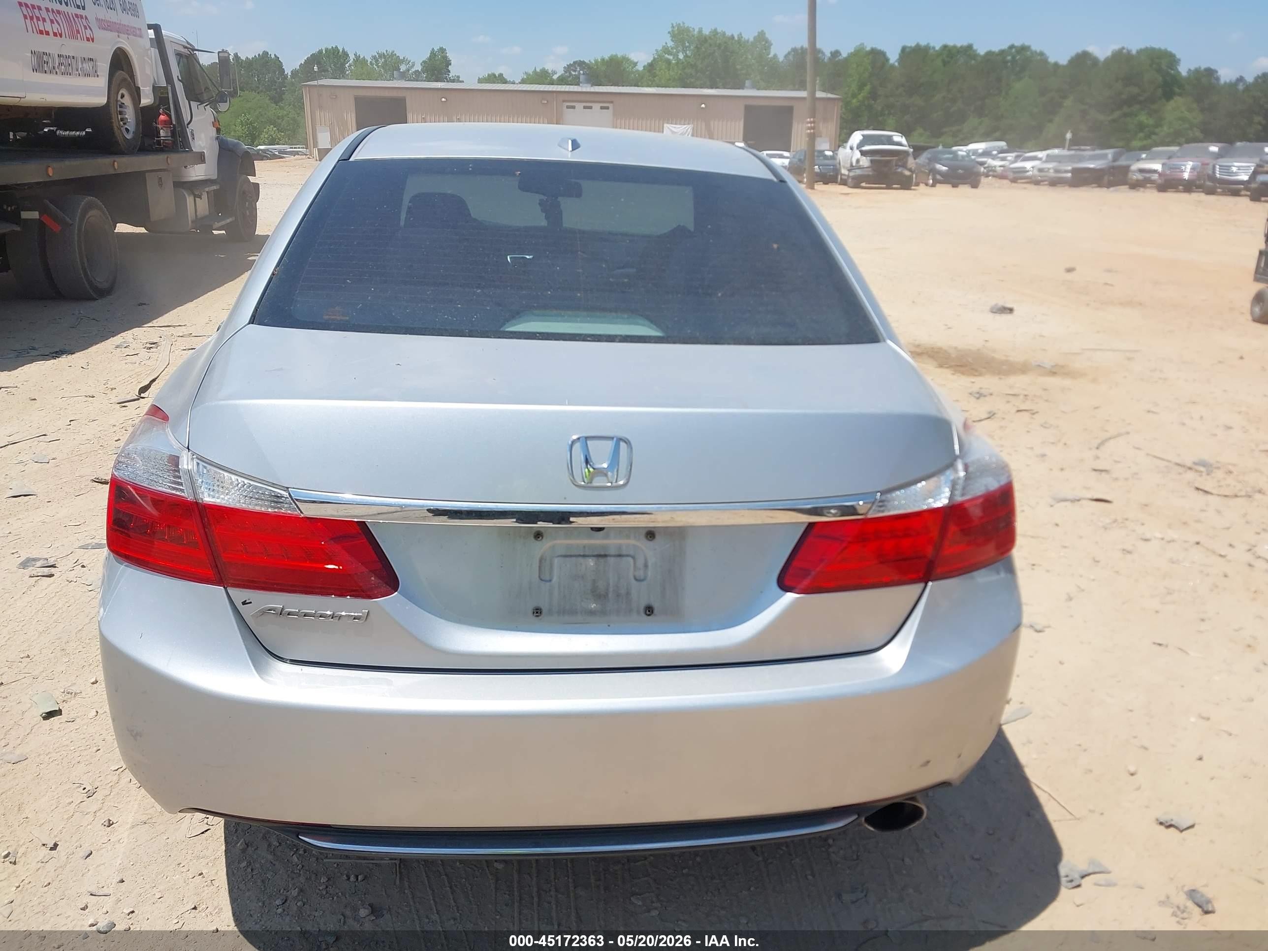 2013 Honda Accord Ex-l Silver vin: 1HGCR2F82DA031859