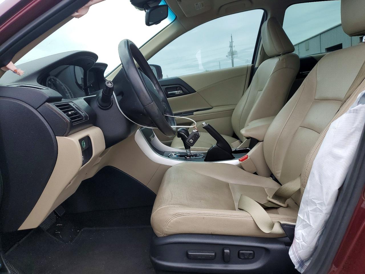 2013 Honda Accord Exl Burgundy vin: 1HGCR2F82DA049746