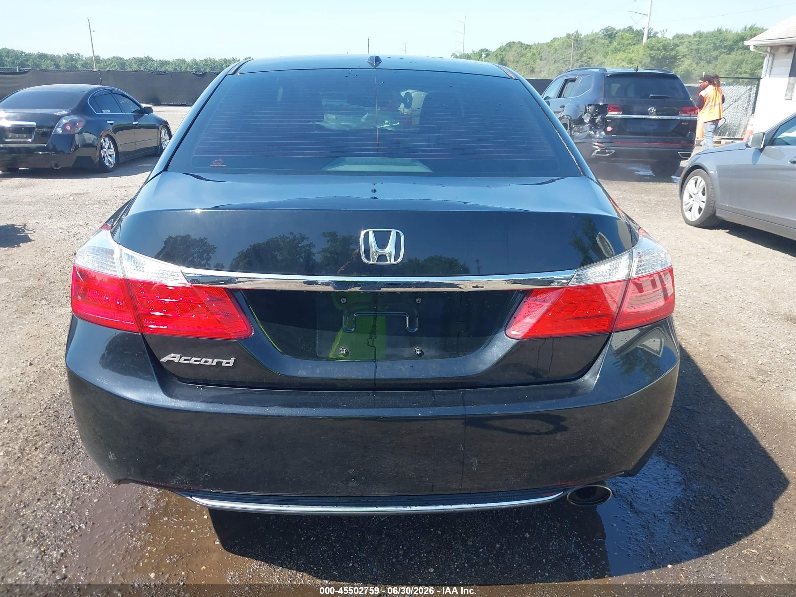 2013 Honda Accord Ex-l Black vin: 1HGCR2F82DA051822
