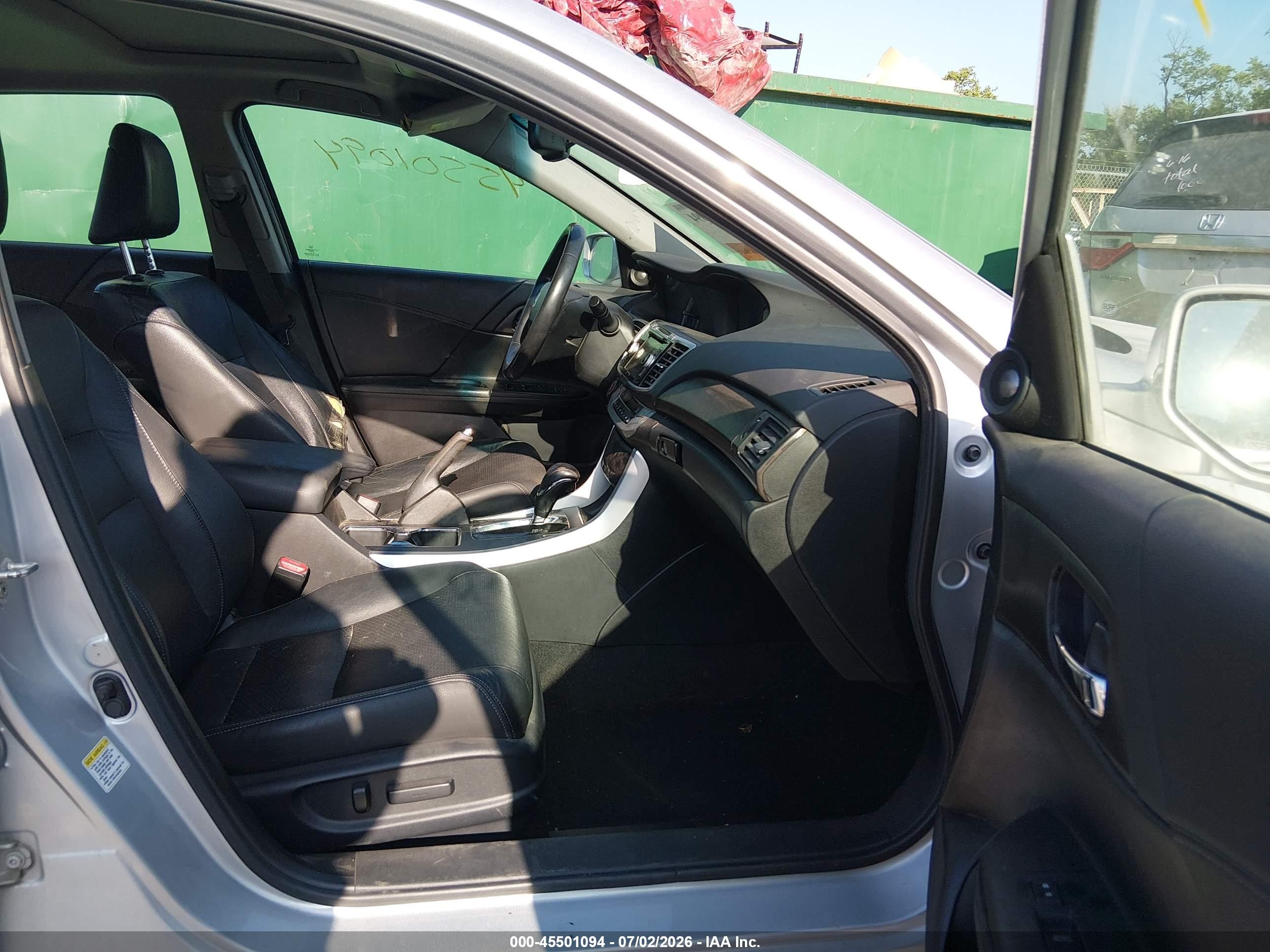 2013 Honda Accord Ex-l Silver vin: 1HGCR2F82DA057250