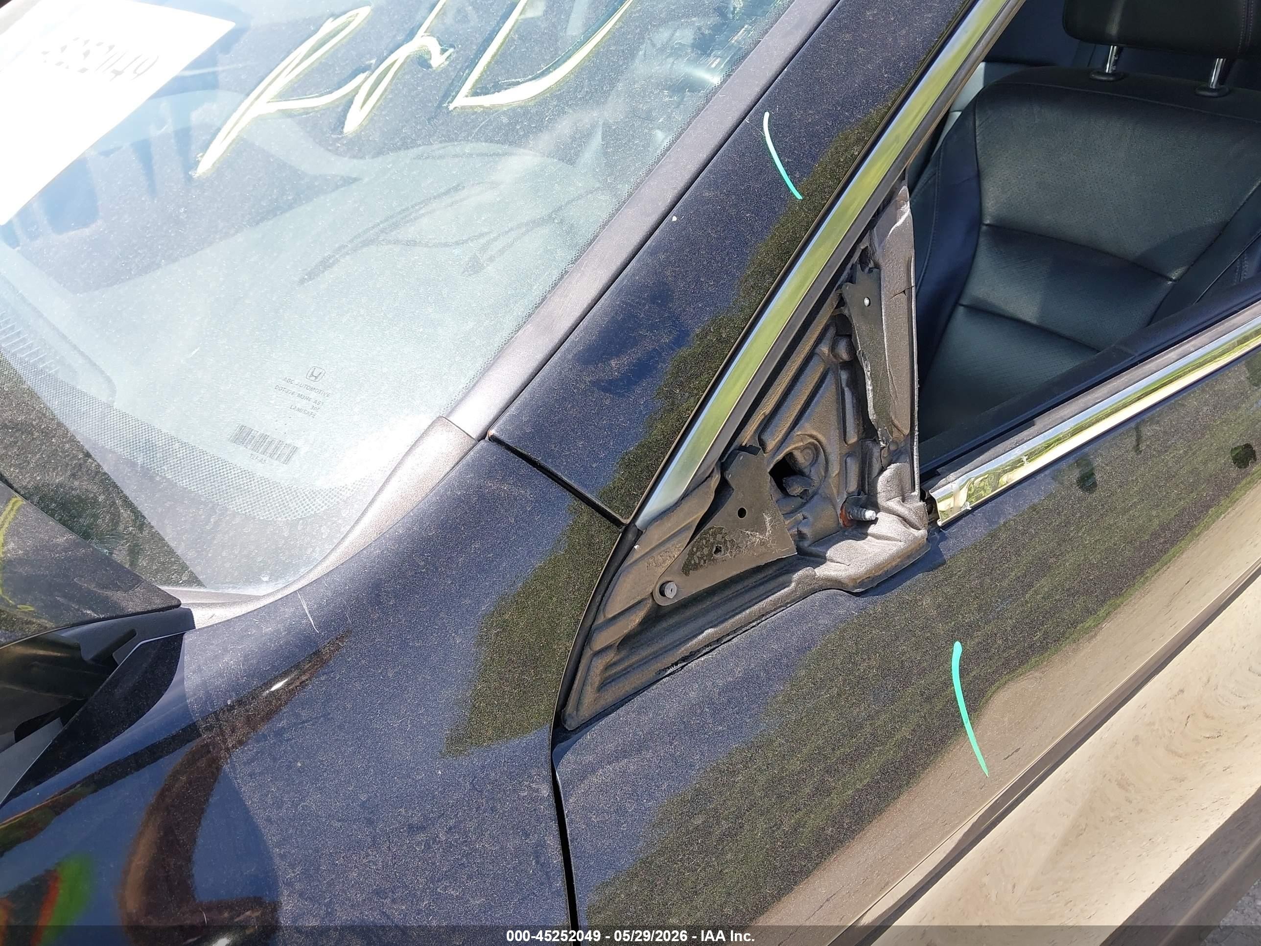 2013 Honda Accord Ex-l Black vin: 1HGCR2F82DA066496