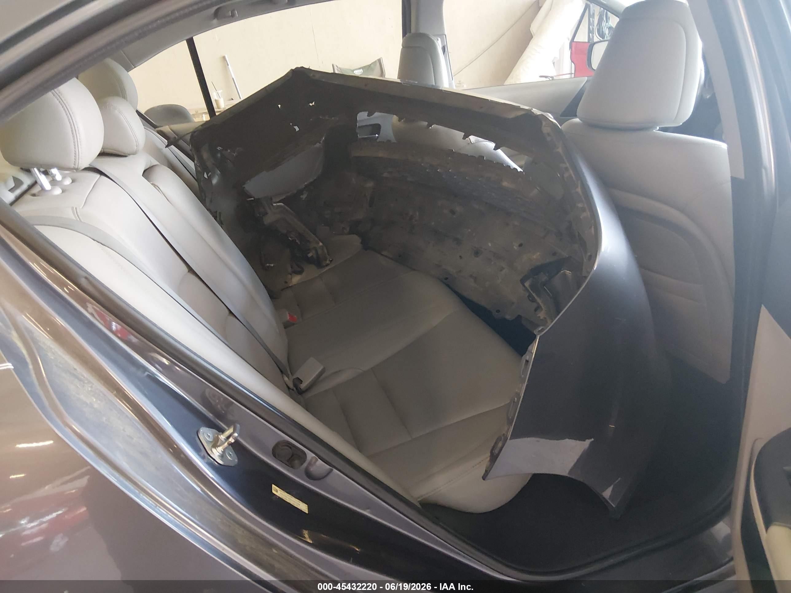 2013 Honda Accord Ex-l Gray vin: 1HGCR2F82DA080088