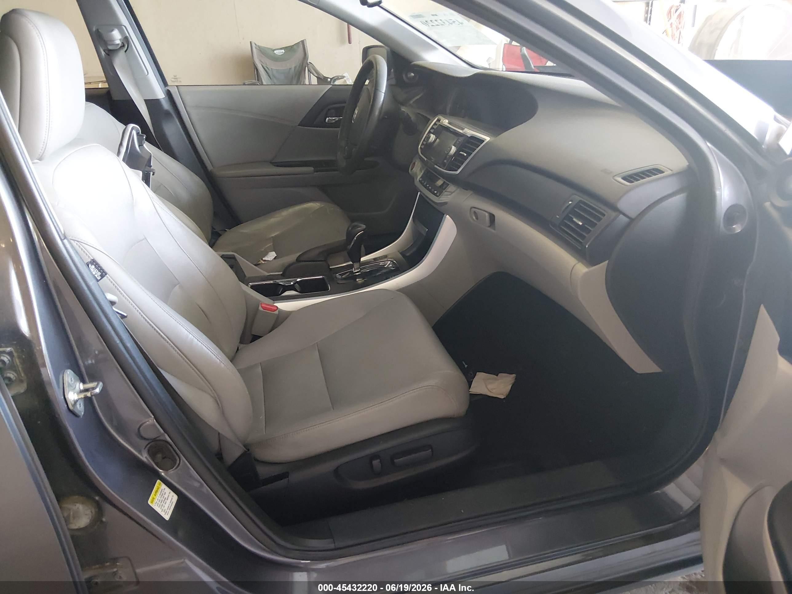 2013 Honda Accord Ex-l Gray vin: 1HGCR2F82DA080088