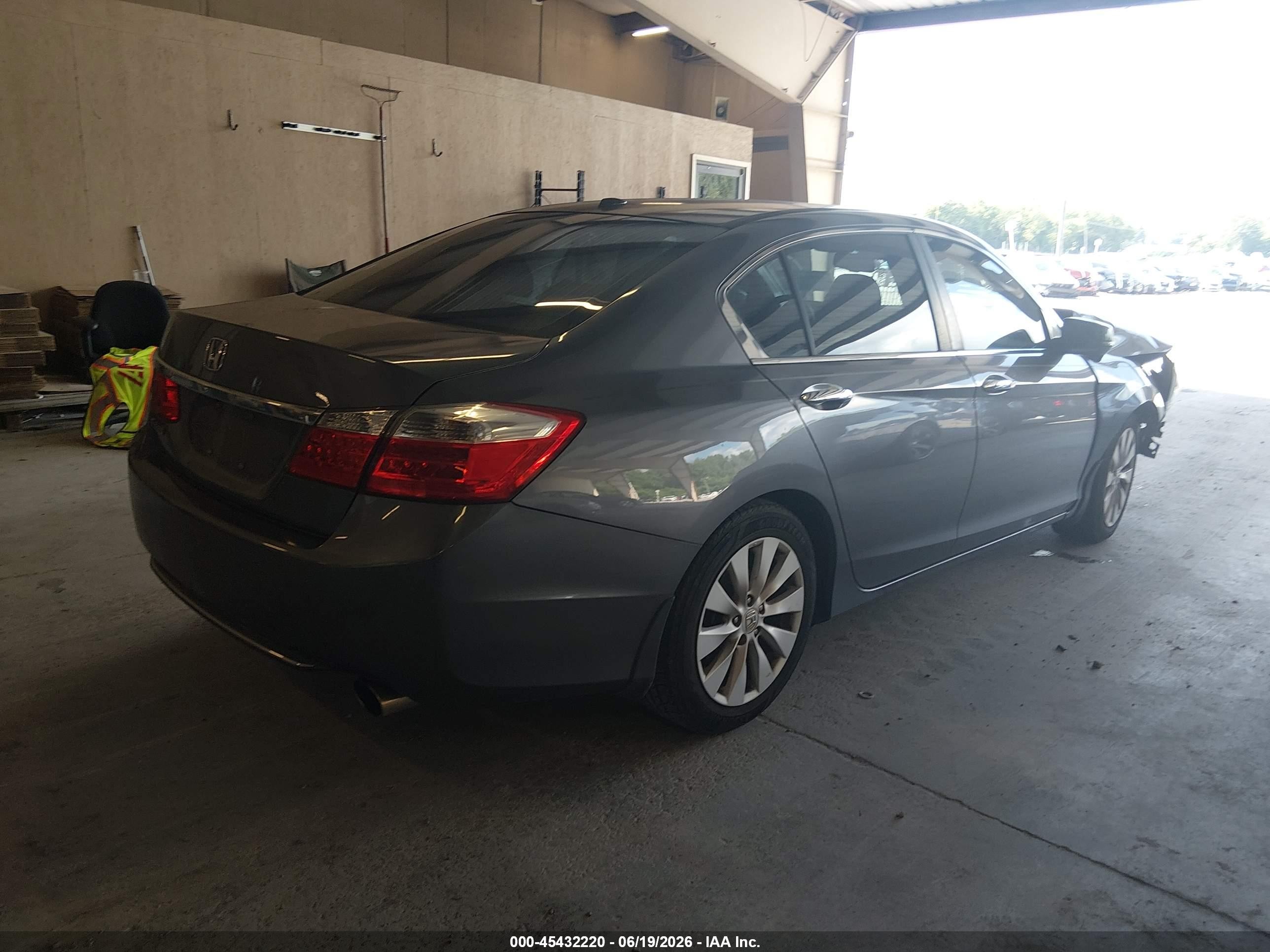 2013 Honda Accord Ex-l Gray vin: 1HGCR2F82DA080088