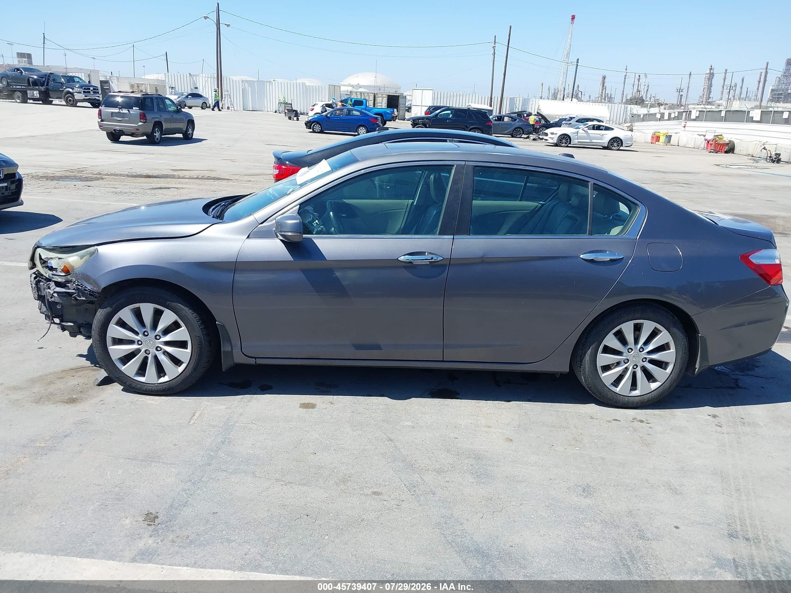 2013 Honda Accord Ex-l Серый vin: 1HGCR2F82DA088126