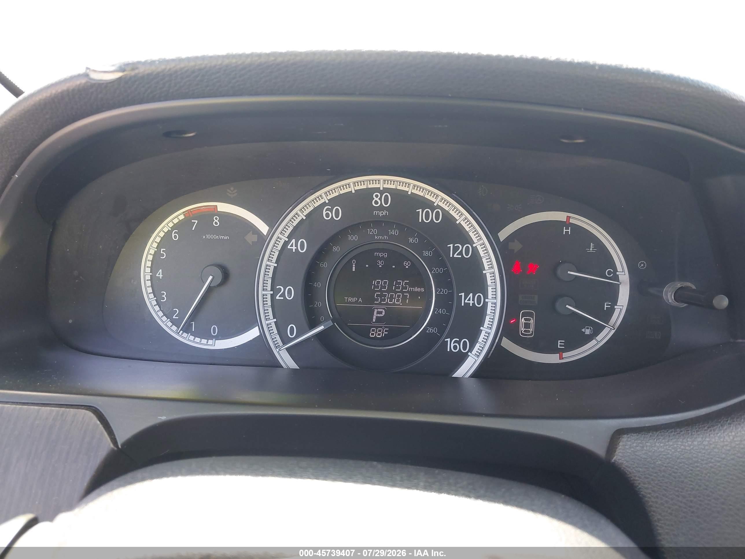 2013 Honda Accord Ex-l Серый vin: 1HGCR2F82DA088126