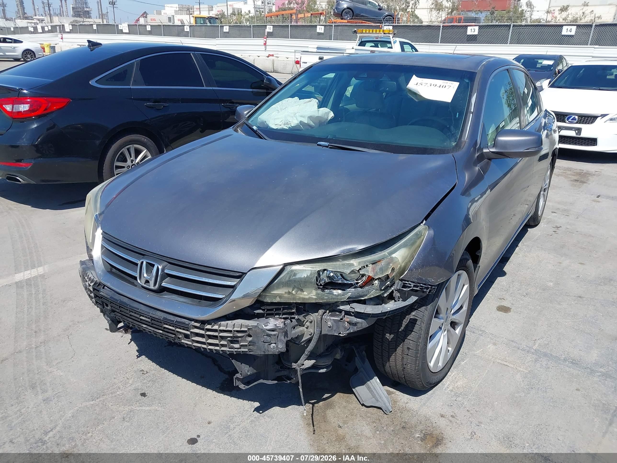 2013 Honda Accord Ex-l Серый vin: 1HGCR2F82DA088126