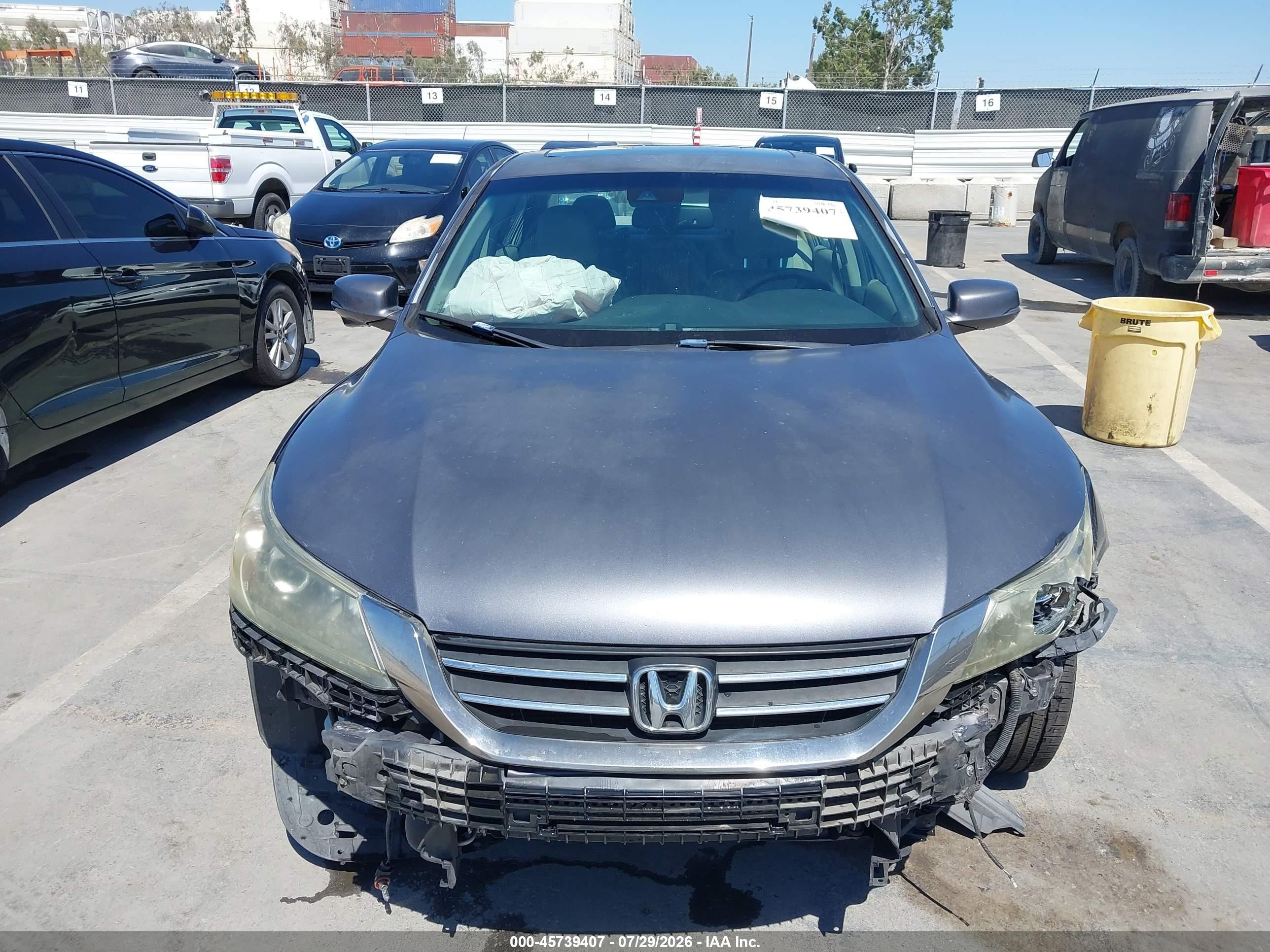 2013 Honda Accord Ex-l Серый vin: 1HGCR2F82DA088126