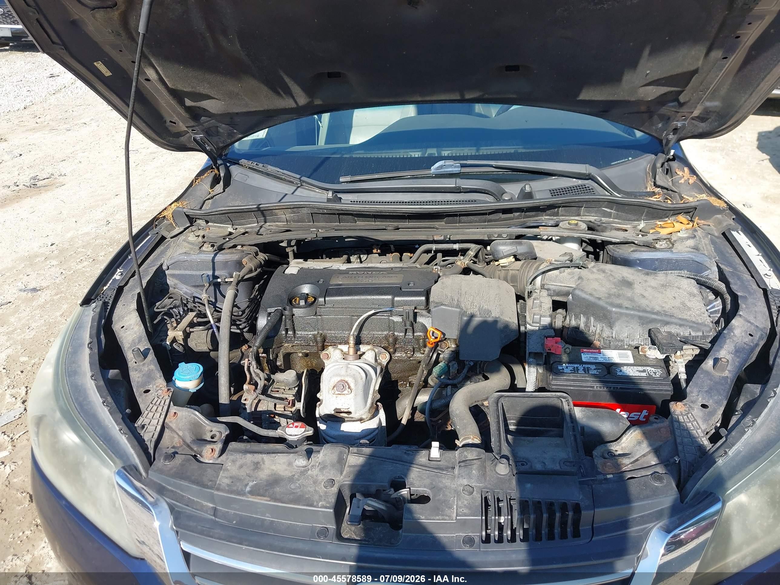 2013 Honda Accord Ex-l Blue vin: 1HGCR2F82DA096128