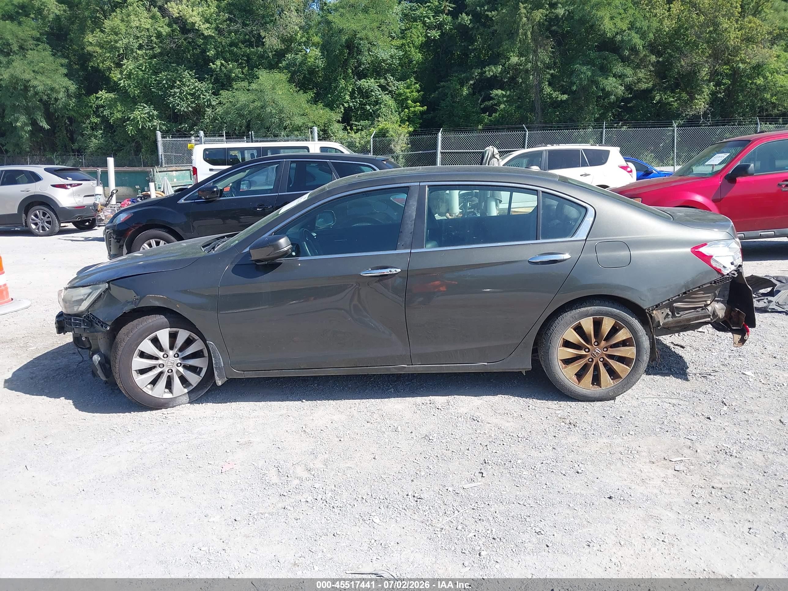 2013 Honda Accord Ex-l Green vin: 1HGCR2F82DA108794
