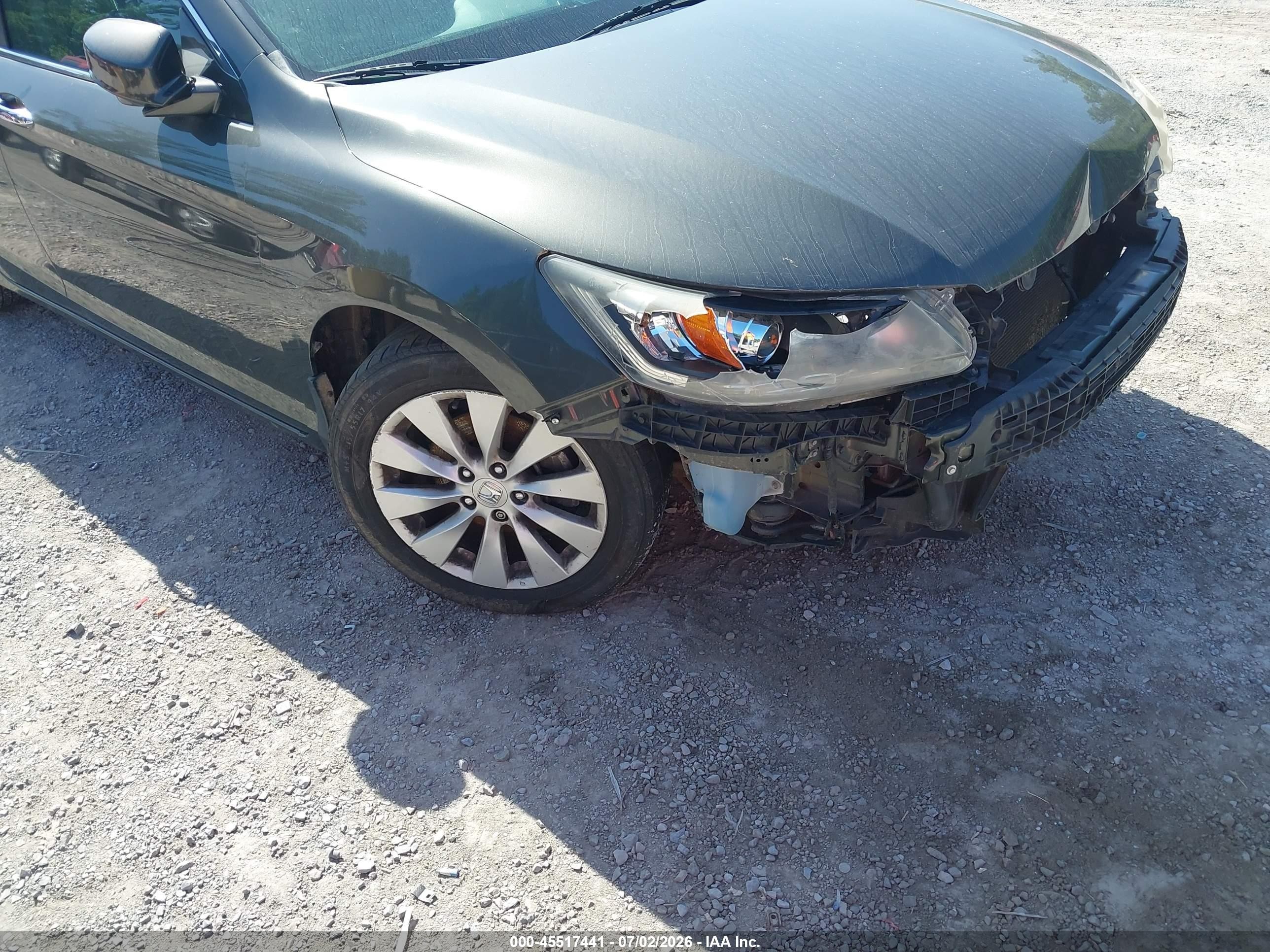 2013 Honda Accord Ex-l Green vin: 1HGCR2F82DA108794