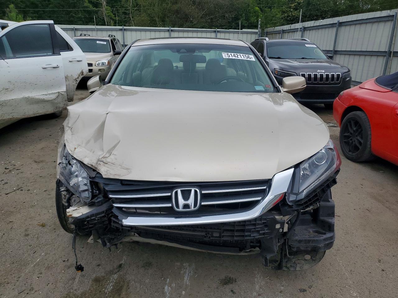 2013 Honda Accord Exl Cream vin: 1HGCR2F82DA132724