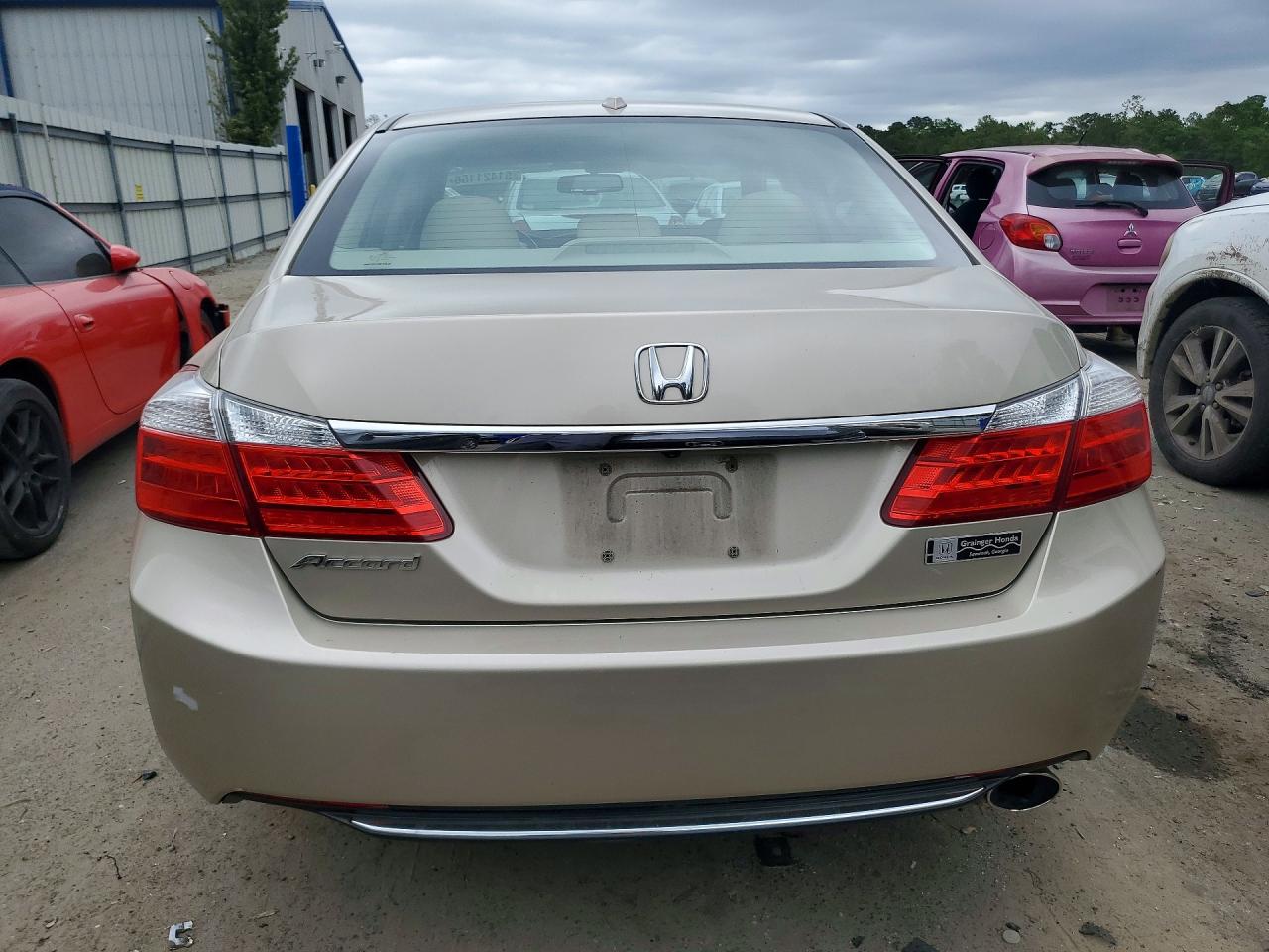 2013 Honda Accord Exl Cream vin: 1HGCR2F82DA132724