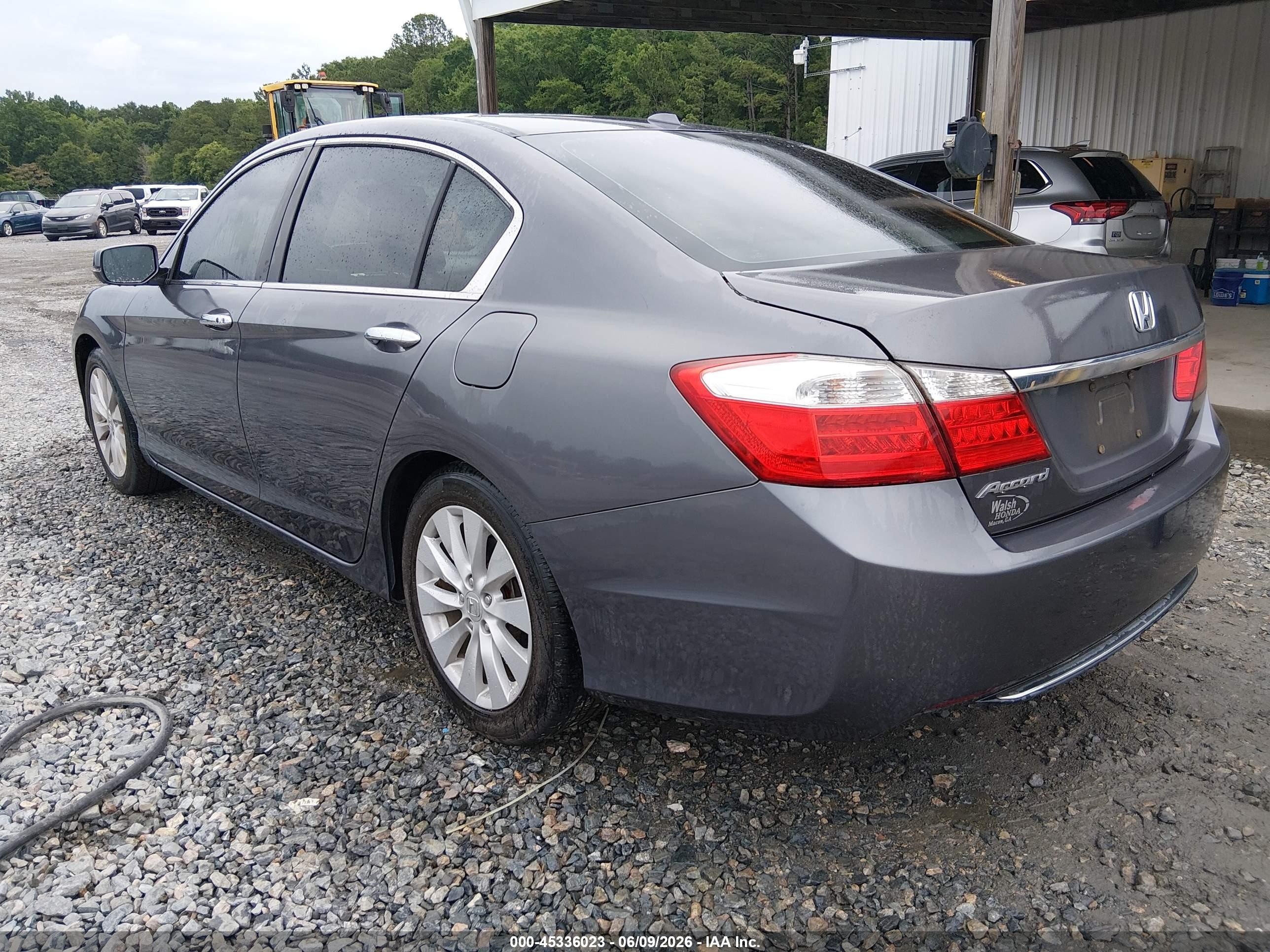 2013 Honda Accord Ex-l Gray vin: 1HGCR2F82DA147112