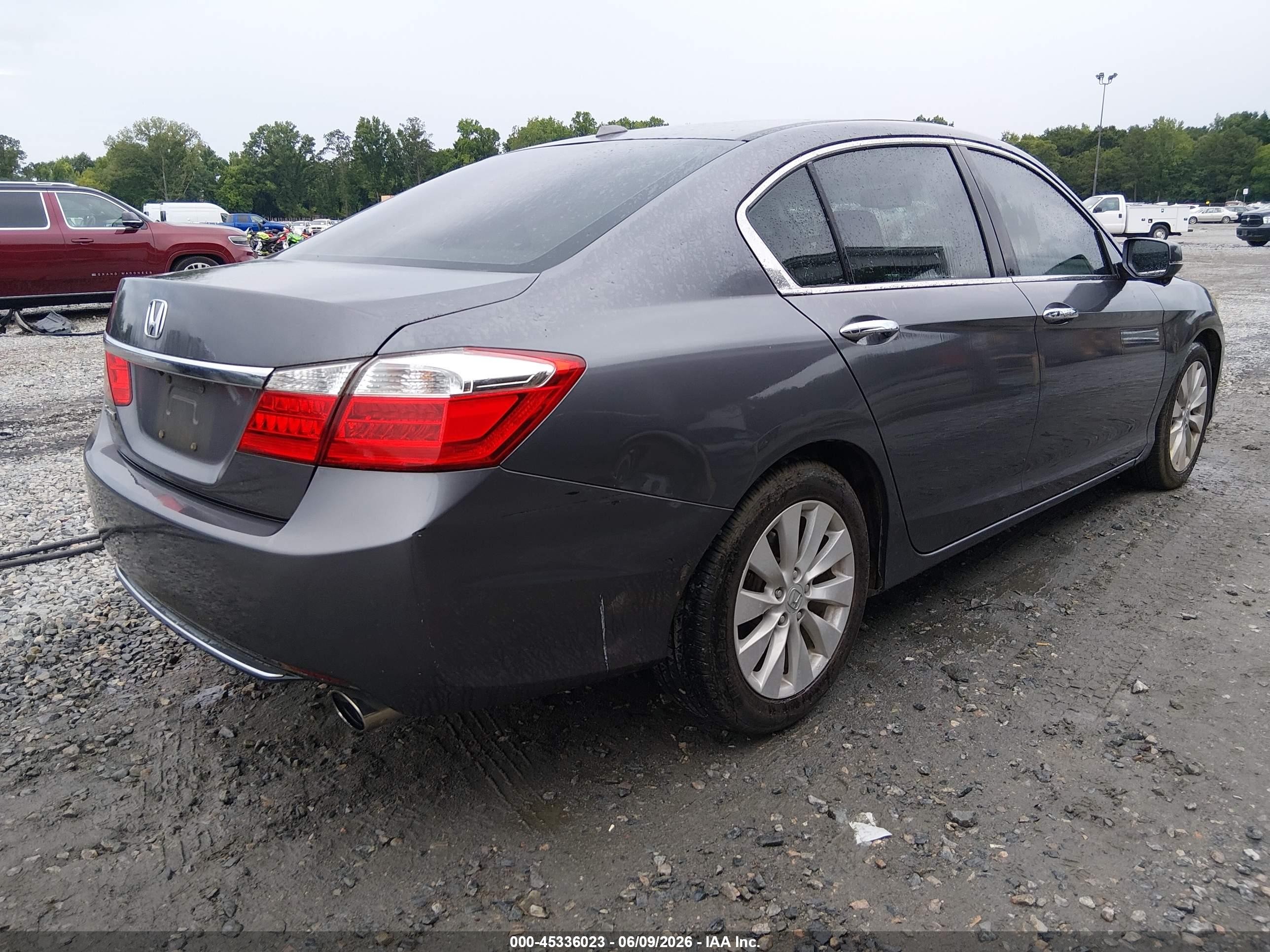 2013 Honda Accord Ex-l Gray vin: 1HGCR2F82DA147112