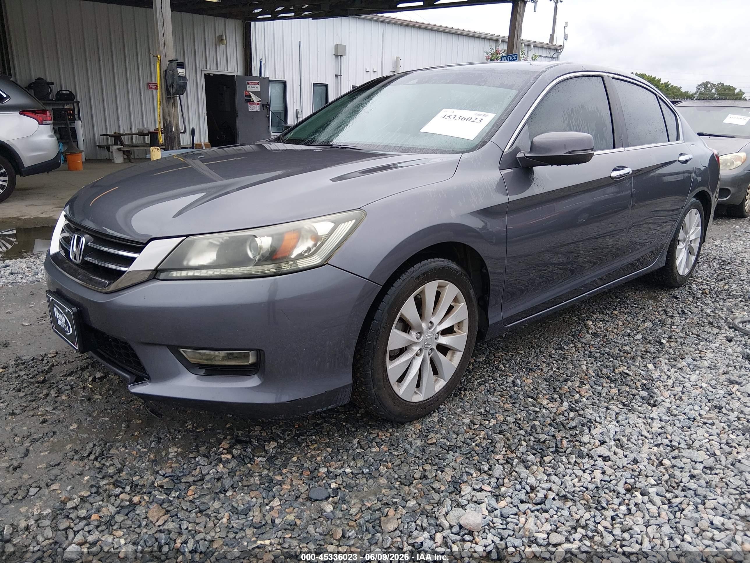 2013 Honda Accord Ex-l Gray vin: 1HGCR2F82DA147112