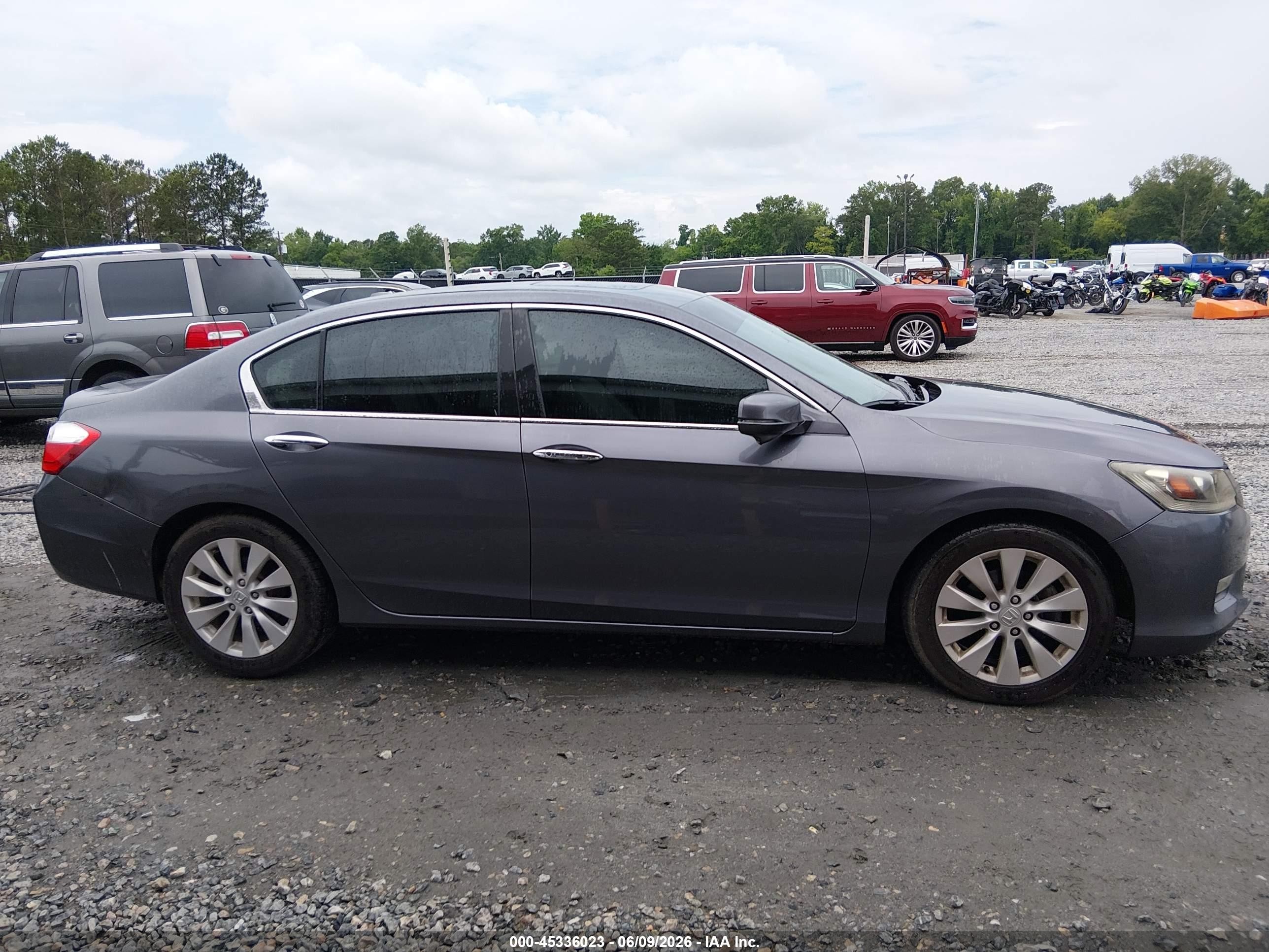 2013 Honda Accord Ex-l Gray vin: 1HGCR2F82DA147112
