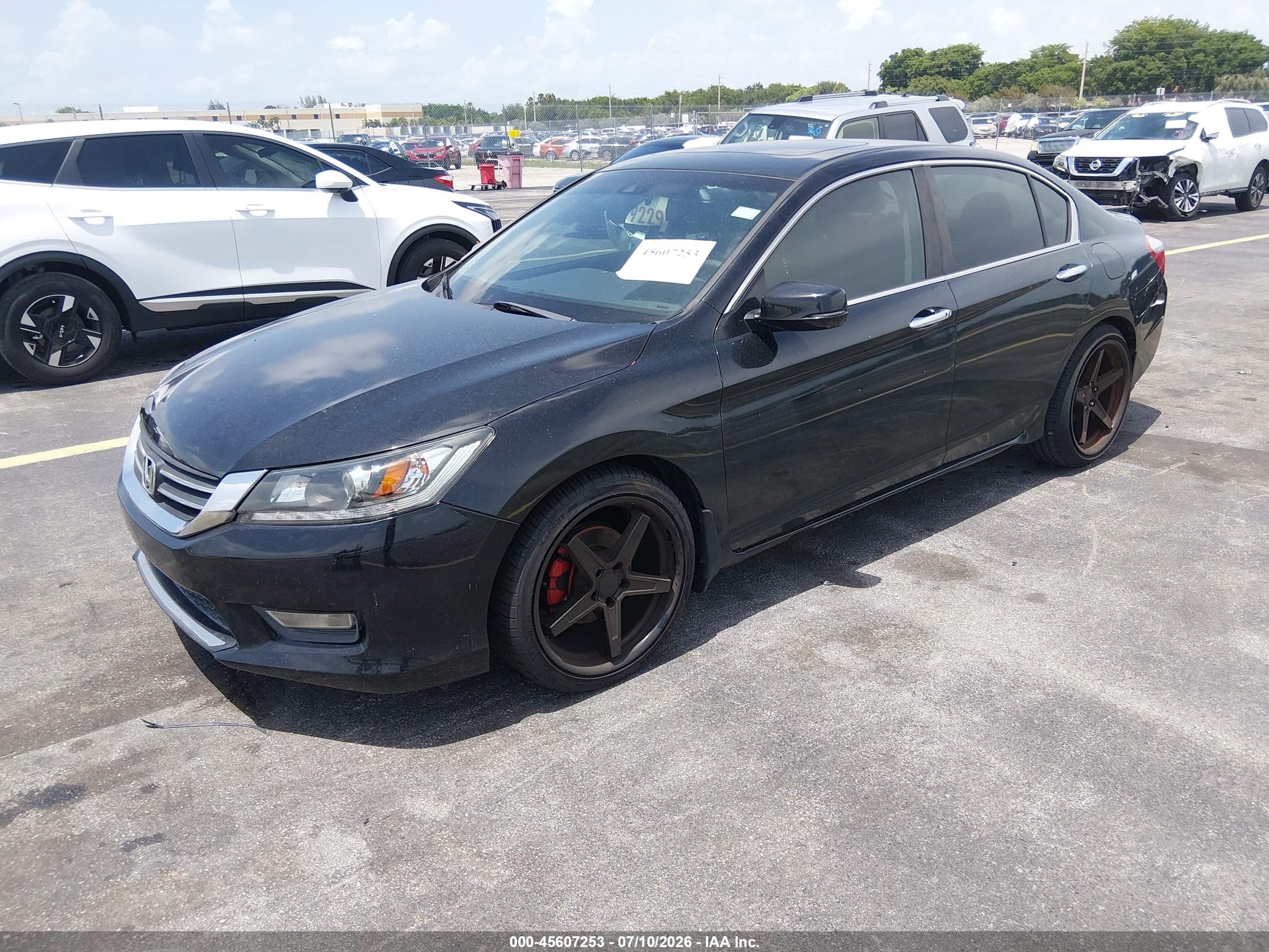 2013 Honda Accord Ex-l Black vin: 1HGCR2F82DA162578