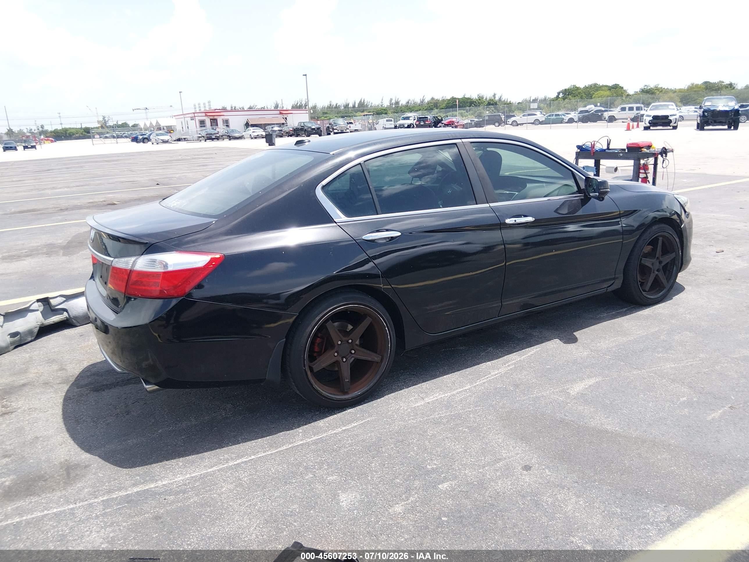 2013 Honda Accord Ex-l Black vin: 1HGCR2F82DA162578