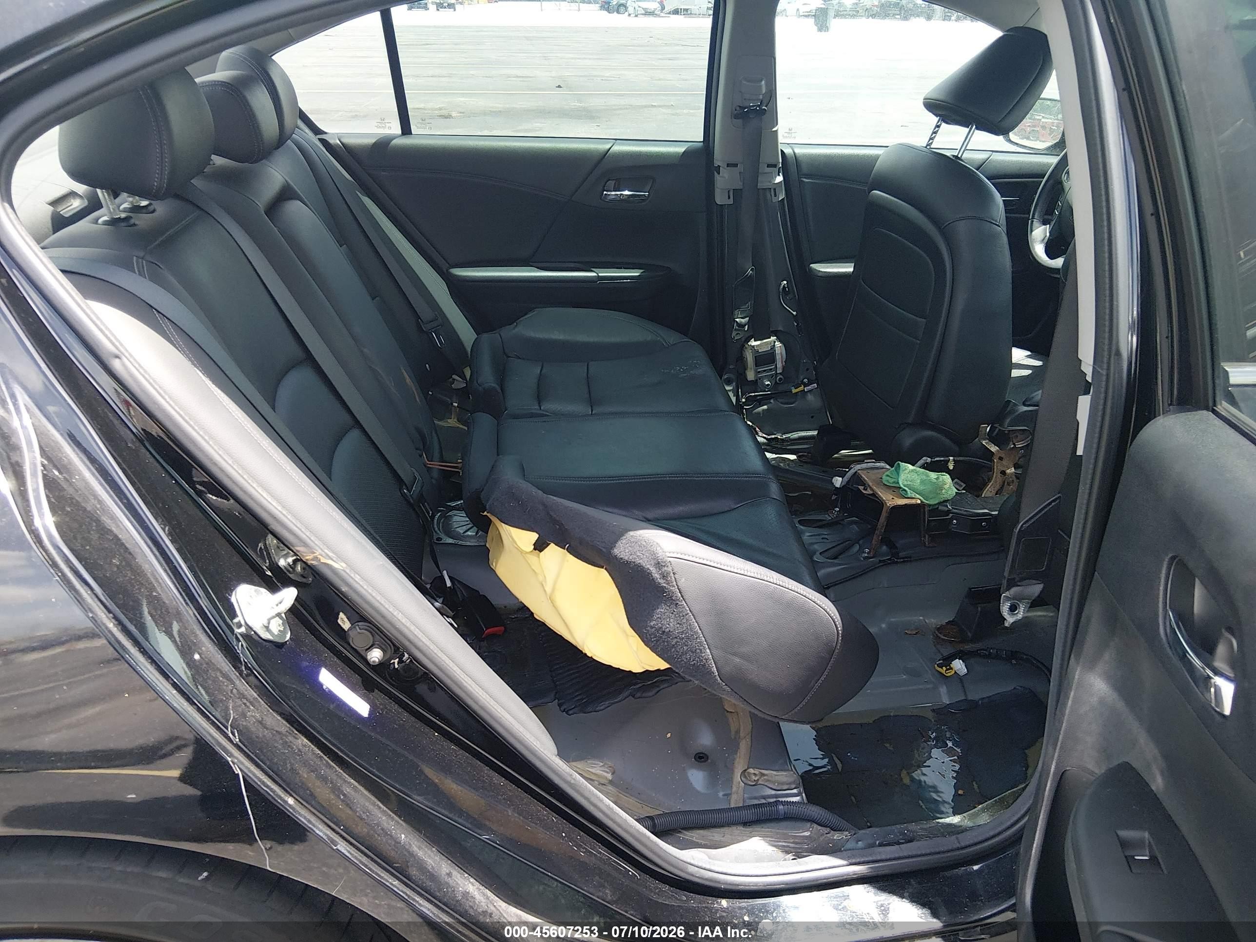 2013 Honda Accord Ex-l Black vin: 1HGCR2F82DA162578