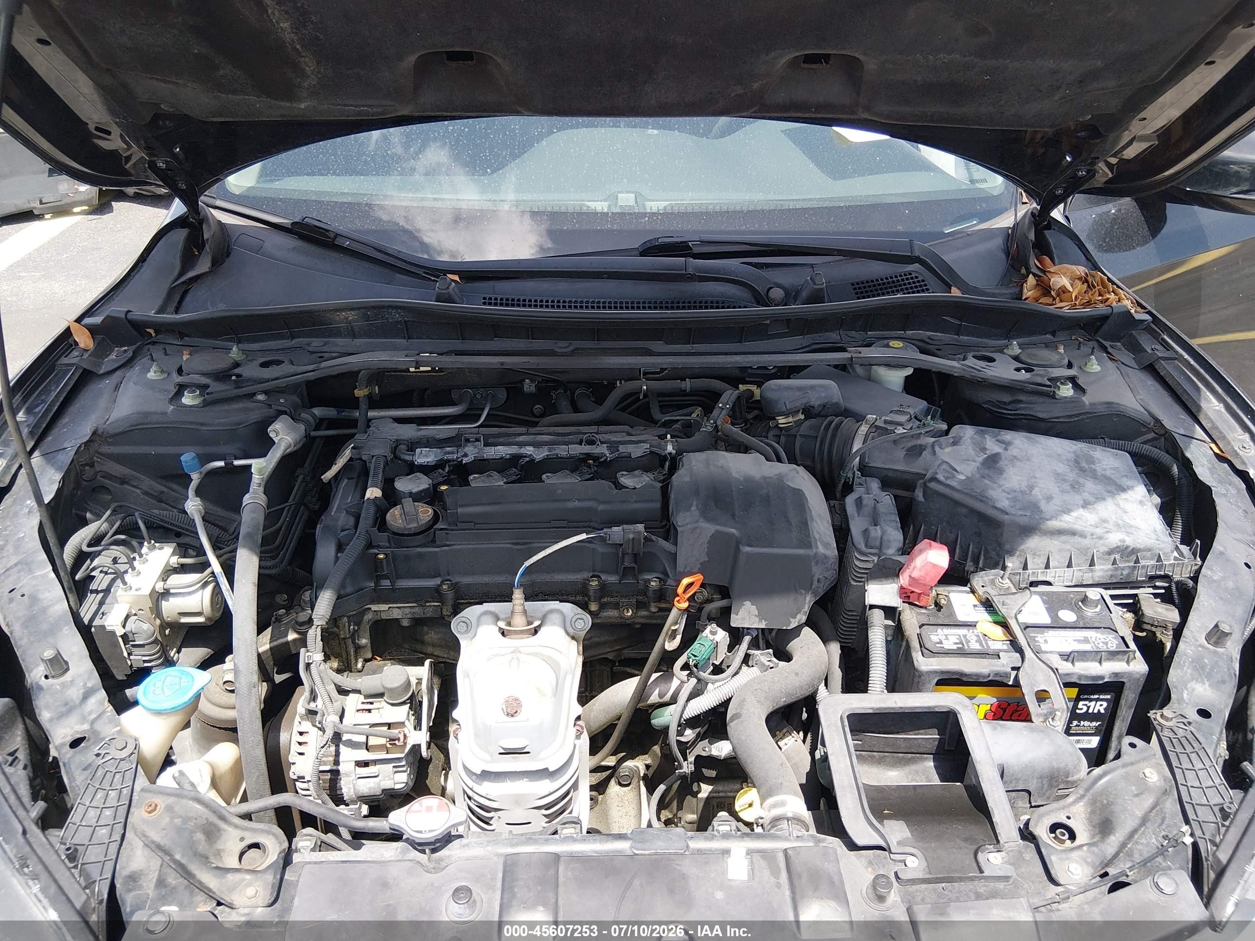 2013 Honda Accord Ex-l Black vin: 1HGCR2F82DA162578
