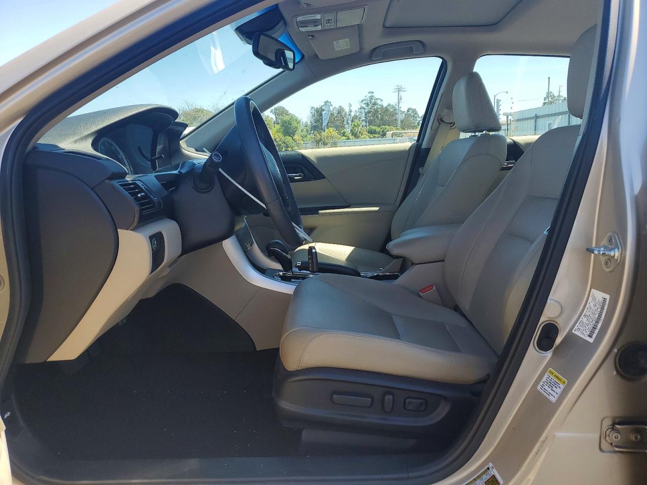 2013 Honda Accord Exl Beige vin: 1HGCR2F82DA176660