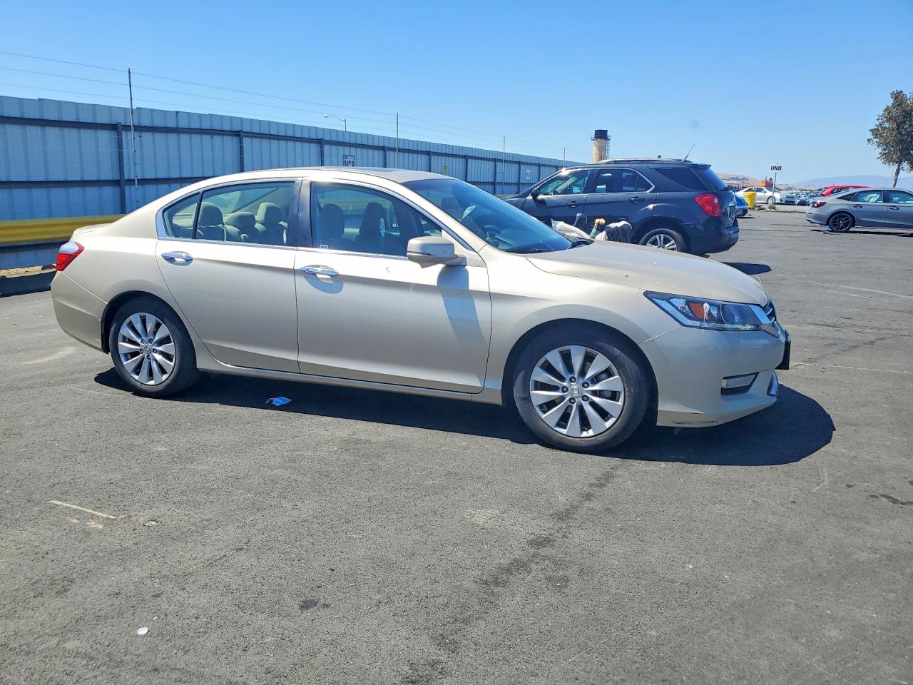 2013 Honda Accord Exl Beige vin: 1HGCR2F82DA176660