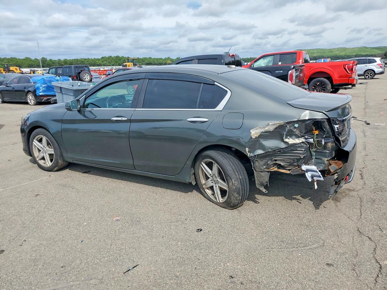 2013 Honda Accord Exl Green vin: 1HGCR2F82DA189991