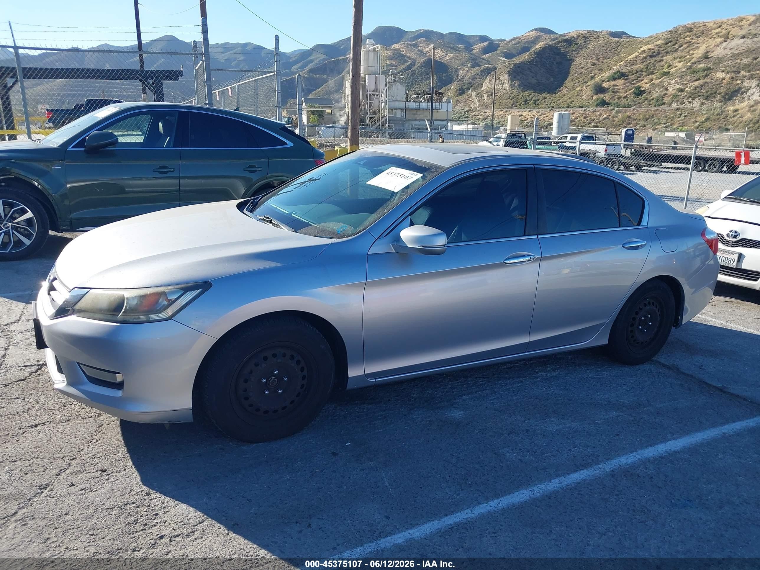2013 Honda Accord Ex-l Silver vin: 1HGCR2F82DA192471