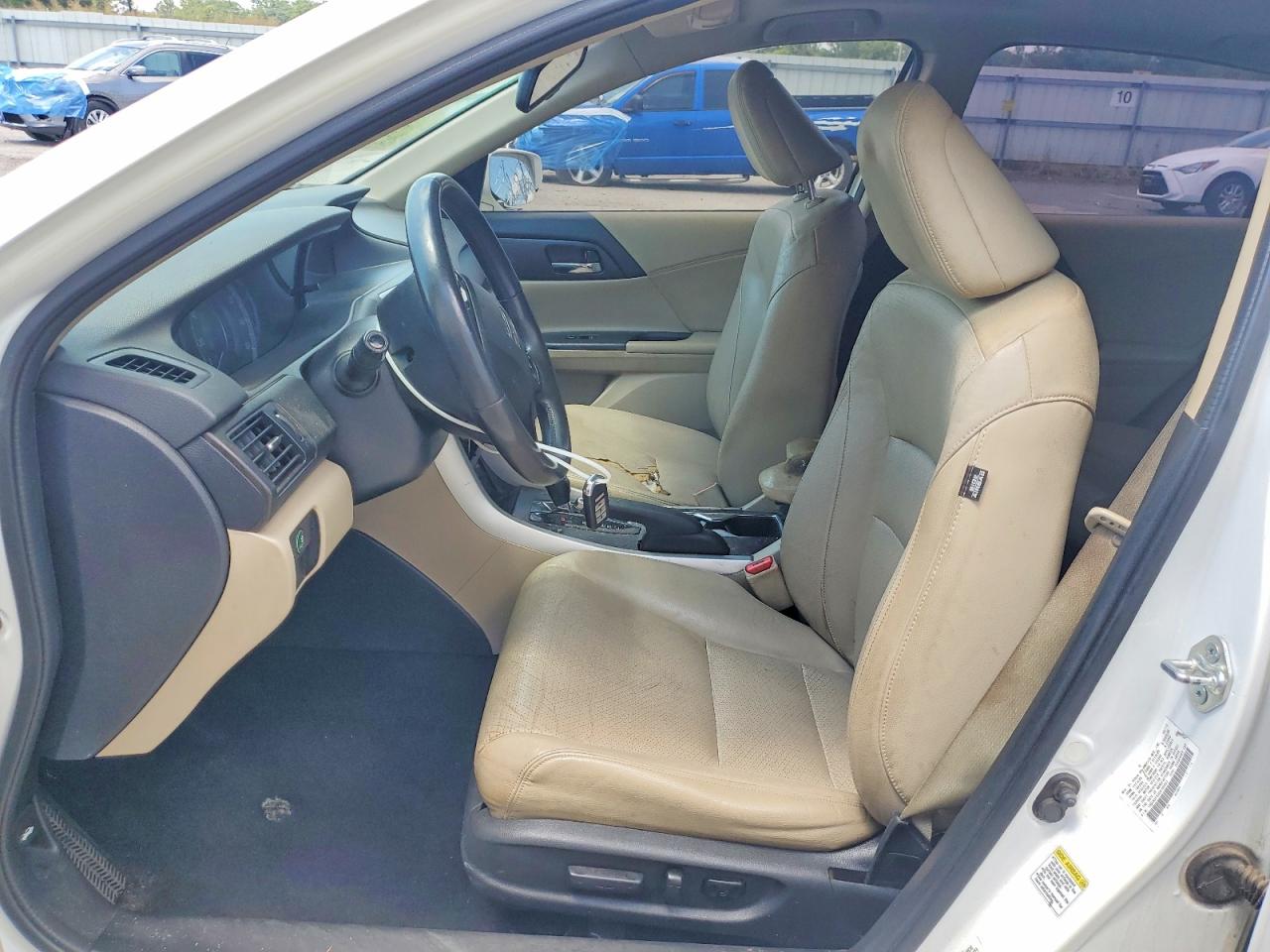 2013 Honda Accord Exl White vin: 1HGCR2F82DA198853
