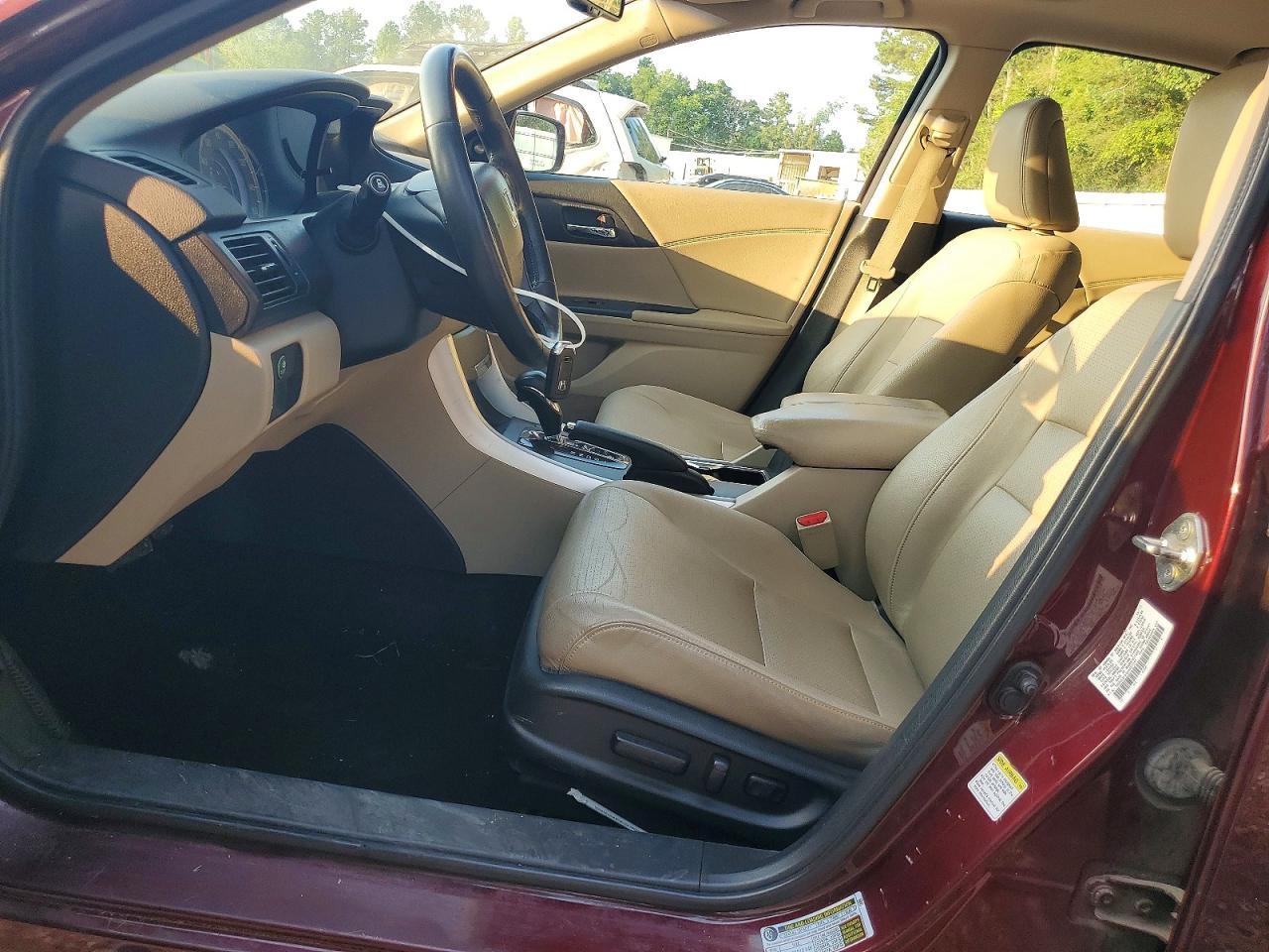 2013 Honda Accord Exl Burgundy vin: 1HGCR2F82DA201041