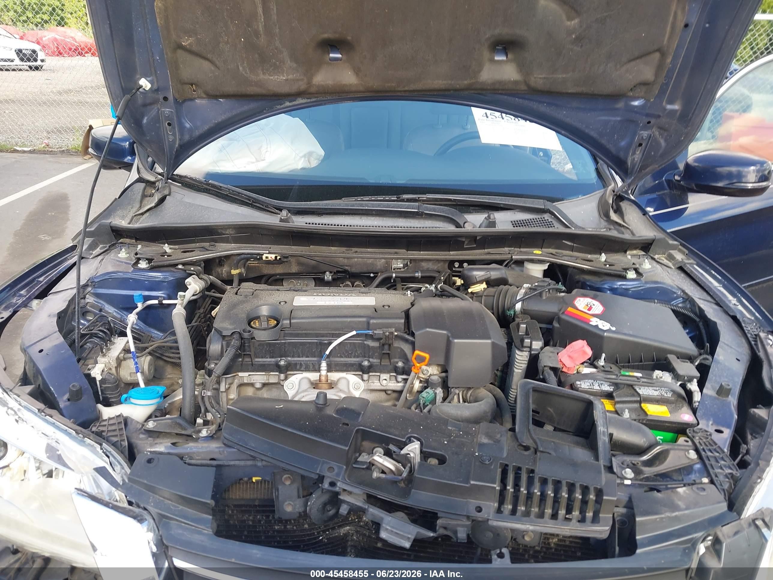 2013 Honda Accord Ex-l Dark Blue vin: 1HGCR2F82DA210404
