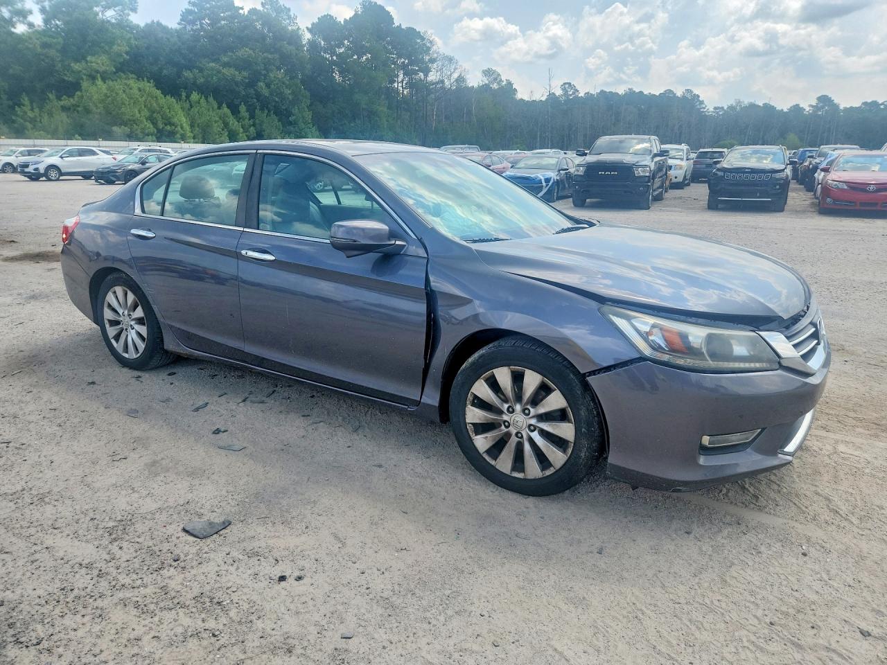 2013 Honda Accord Exl Gray vin: 1HGCR2F82DA228143