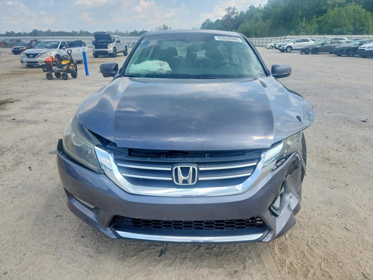 2013 Honda Accord Exl Gray vin: 1HGCR2F82DA228143