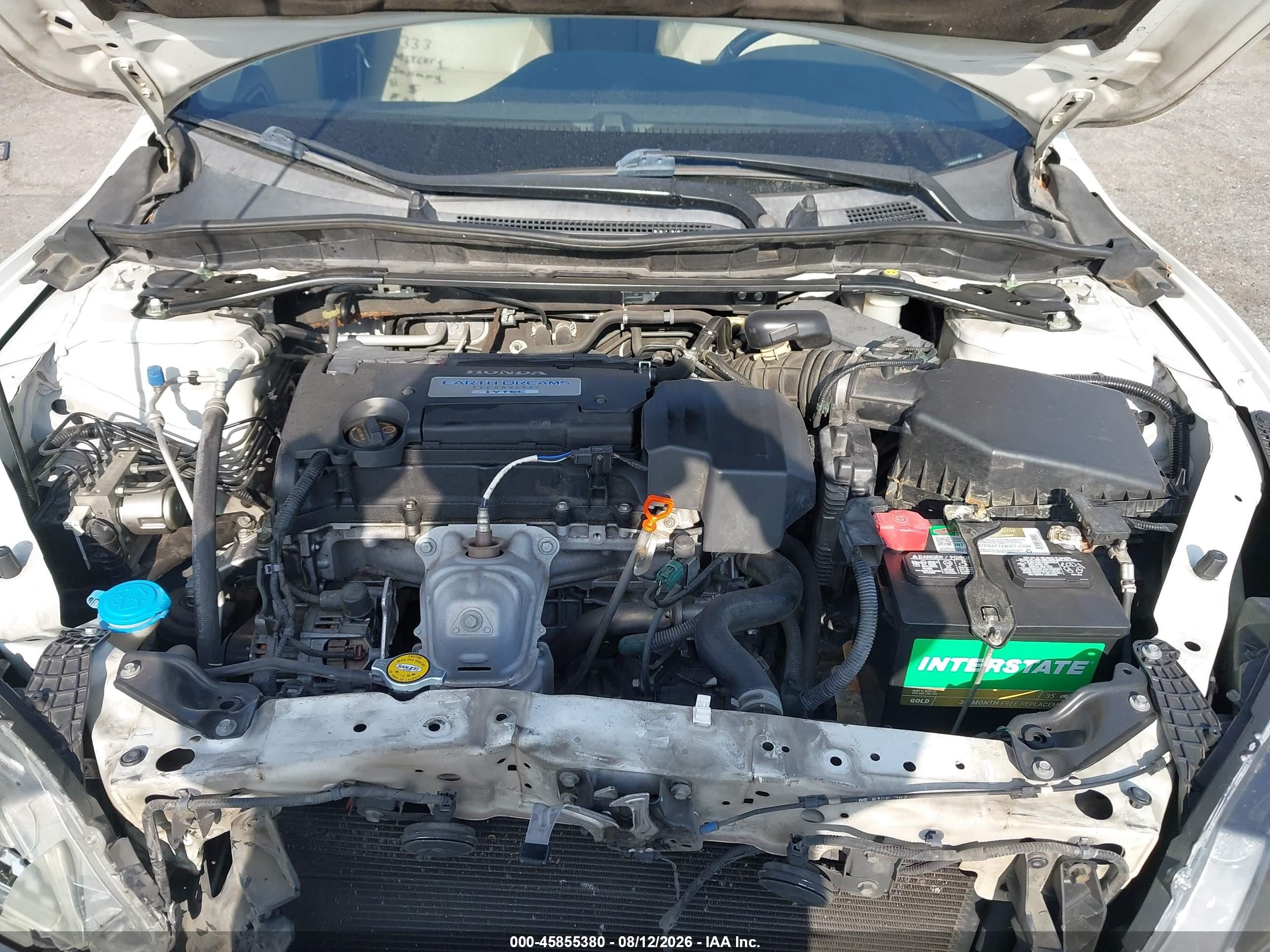 2013 Honda Accord Ex-l White vin: 1HGCR2F82DA242317