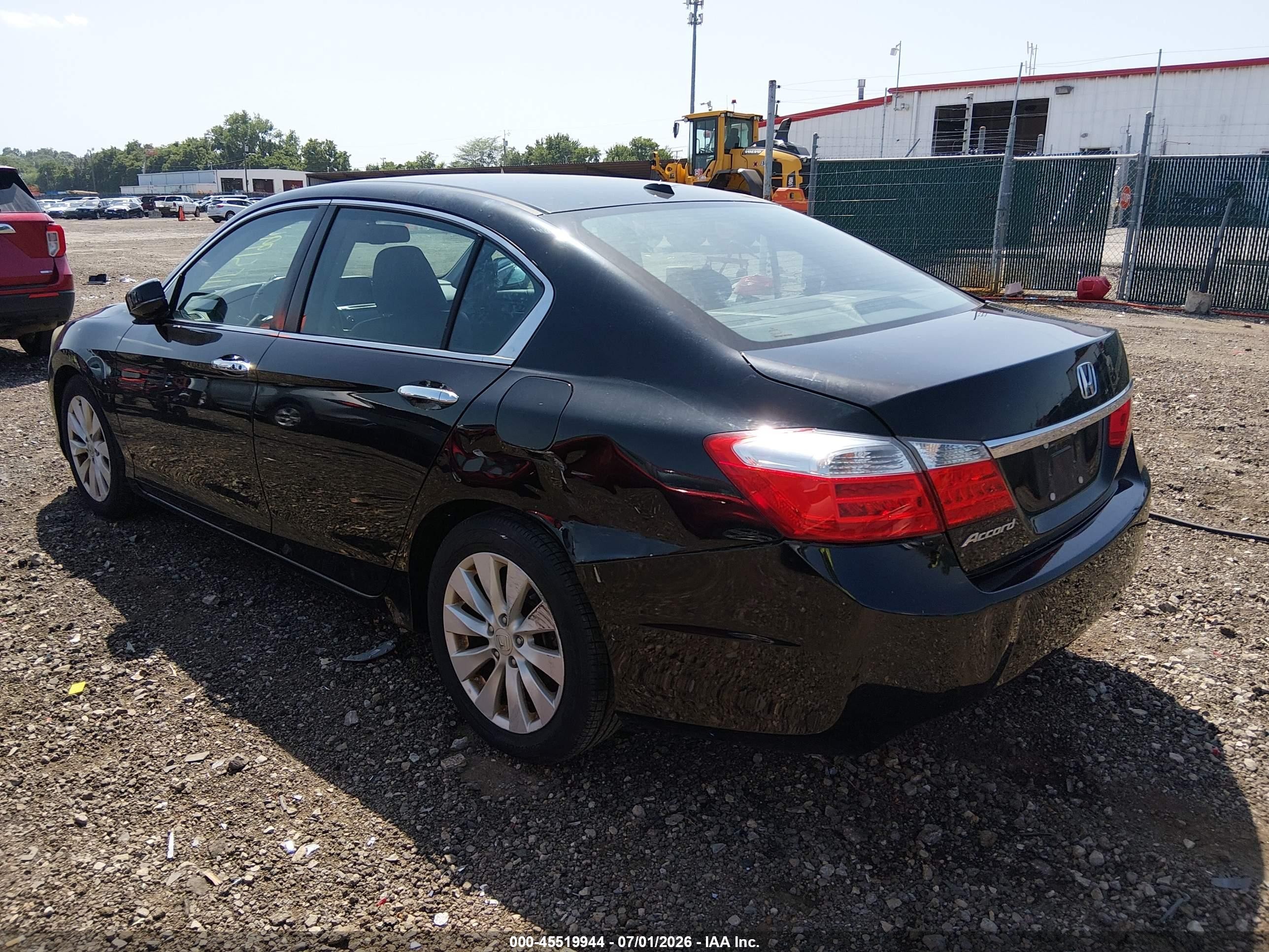 2013 Honda Accord Ex-l Black vin: 1HGCR2F82DA260171