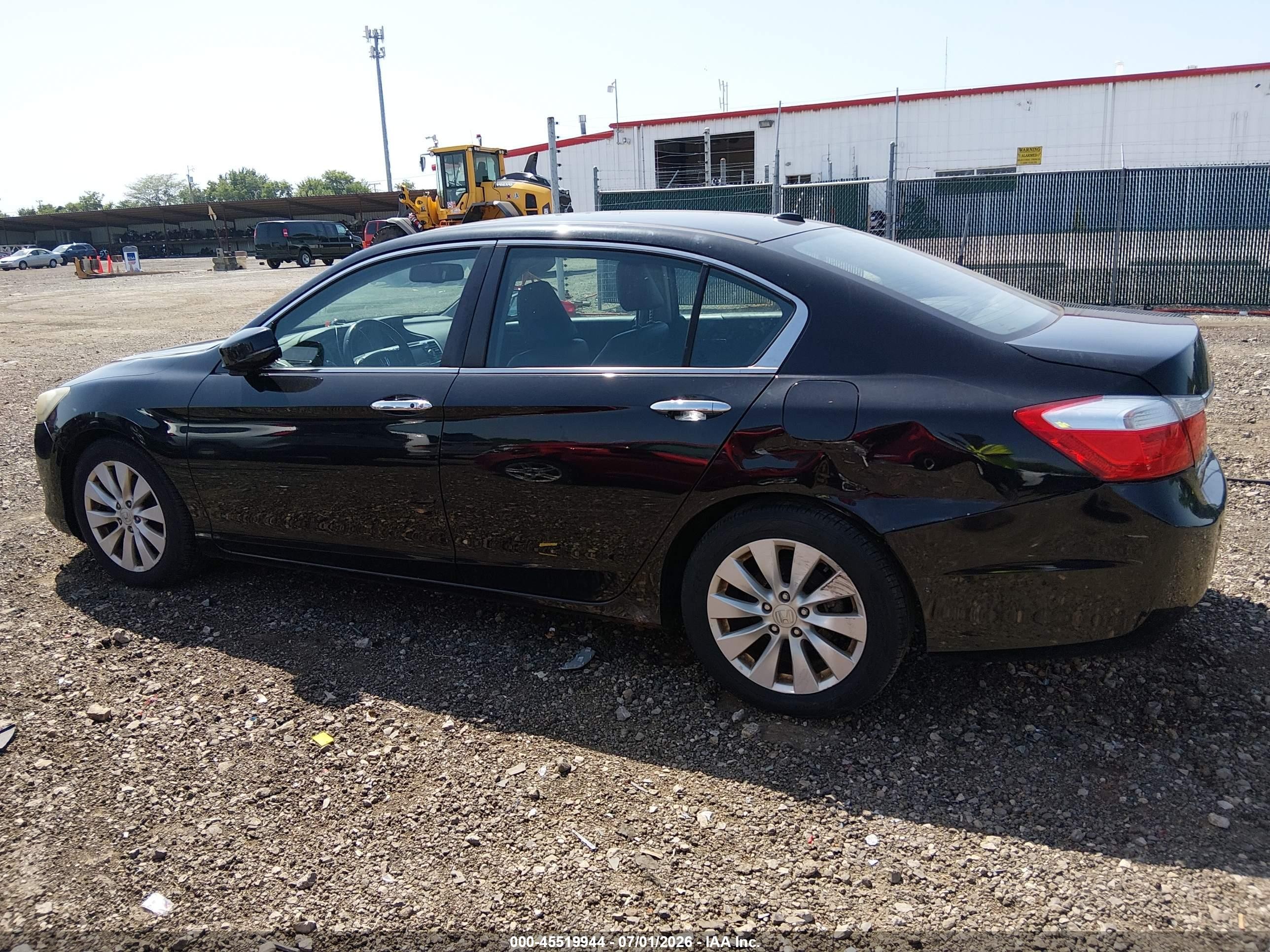 2013 Honda Accord Ex-l Black vin: 1HGCR2F82DA260171