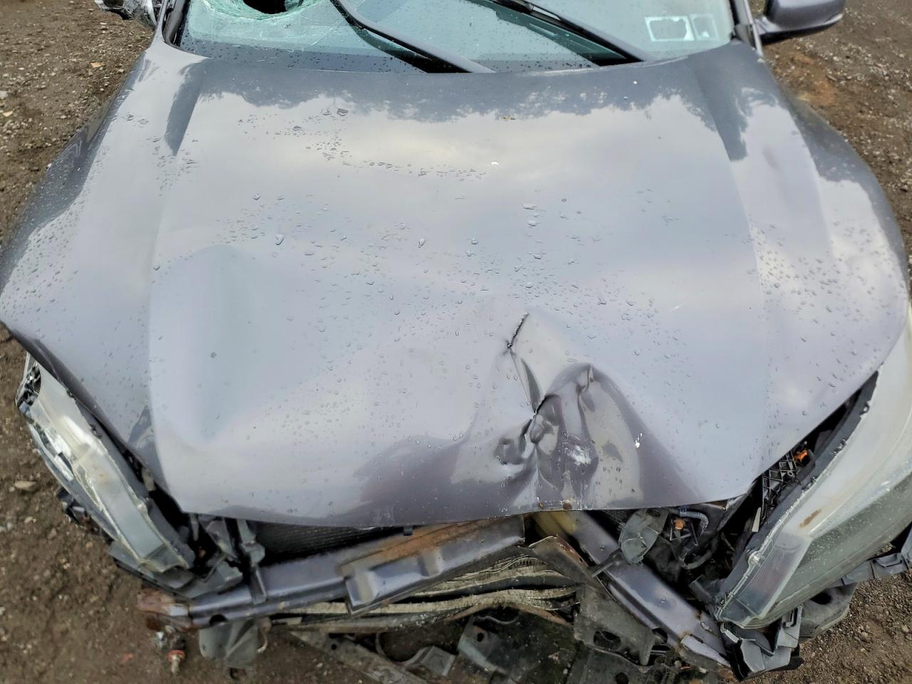 2013 Honda Accord Exl Серый vin: 1HGCR2F82DA280176