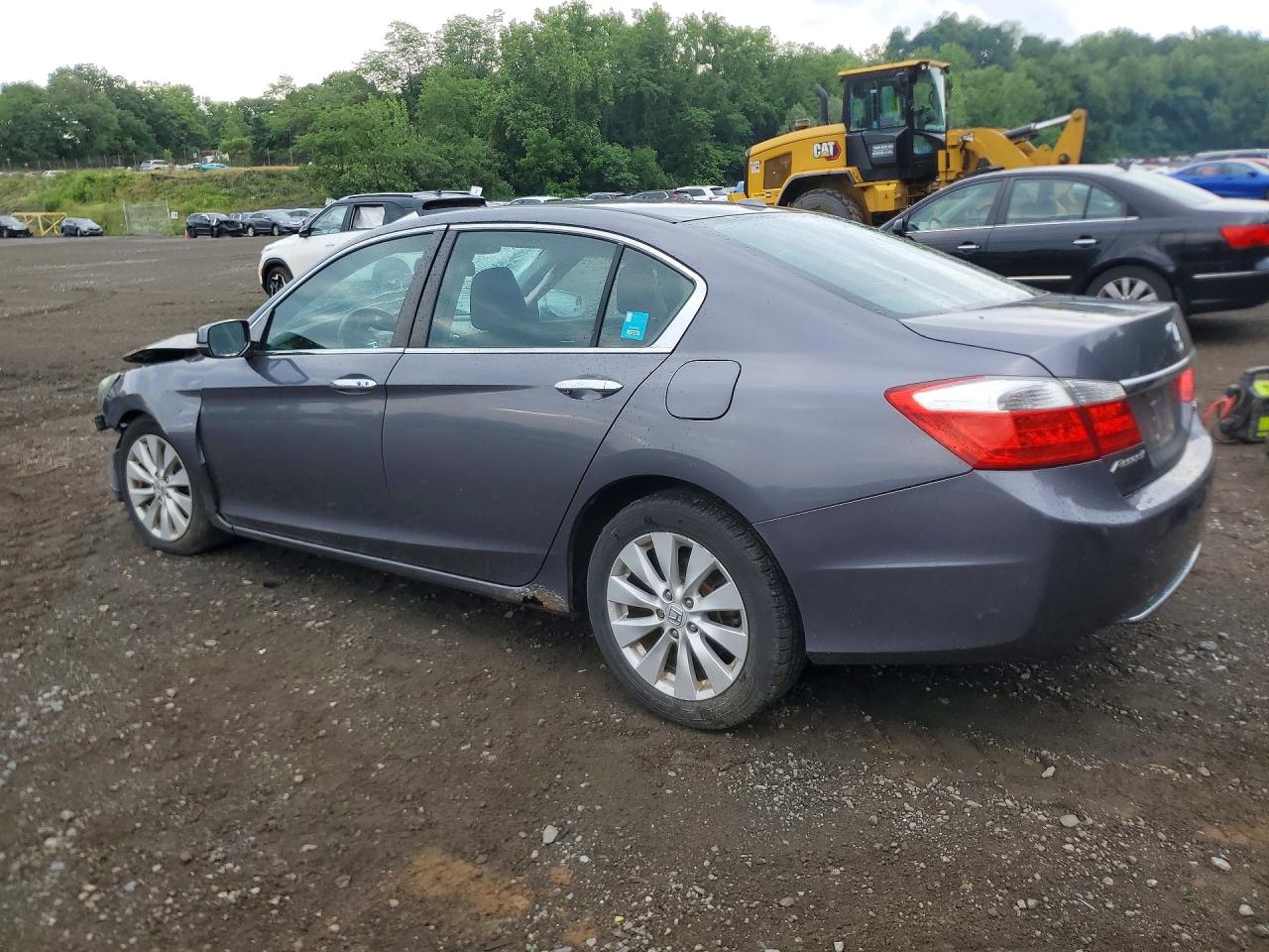 2013 Honda Accord Exl Серый vin: 1HGCR2F82DA280176